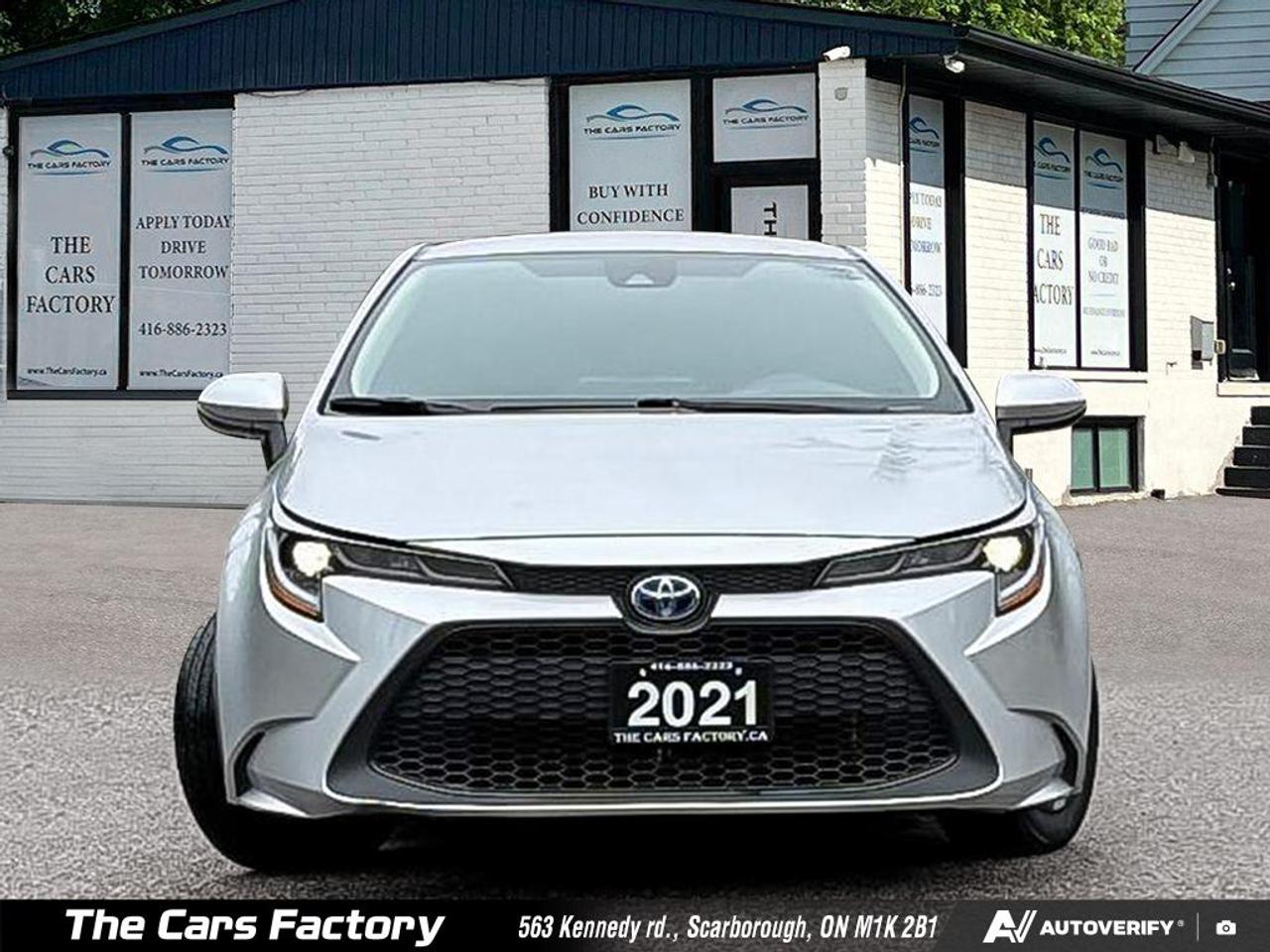 2021 Toyota Corolla Hybrid Apple CarPlay / Camera 1-Owner No Accident! Photo2