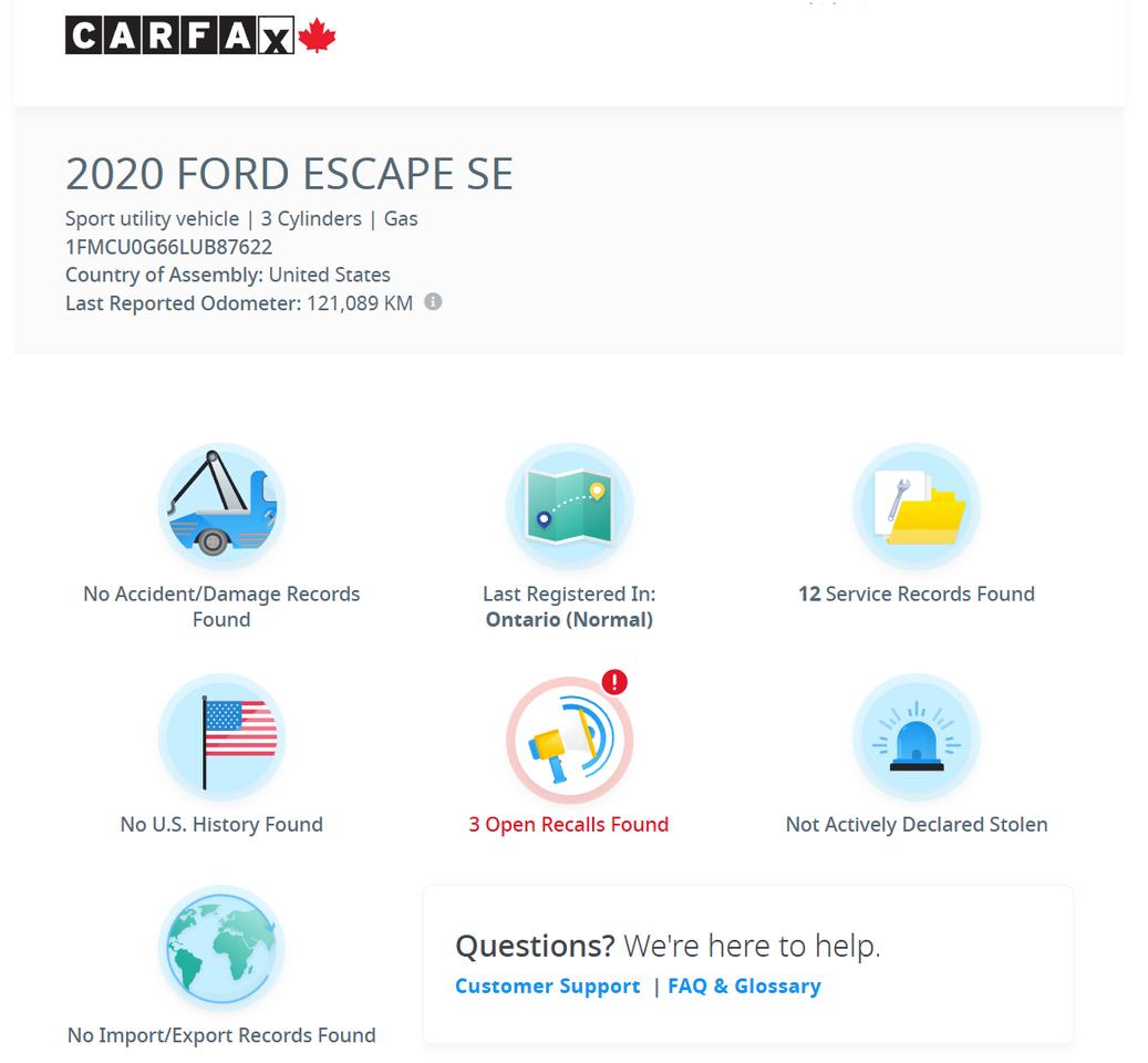 2020 Ford Escape SE+ApplePlay+ONE OWNER+CLEAN CARFAX Photo3