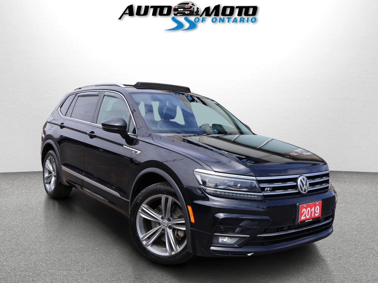 Used 2019 Volkswagen Tiguan HIGHLINE TYPE-R AWD *SERVICE RECORDS* CAMERA NAV BLUETOOTH LEATHER HEATED SEATS PANO ROOF CRUISE ALLOYS for sale in Burlington, ON