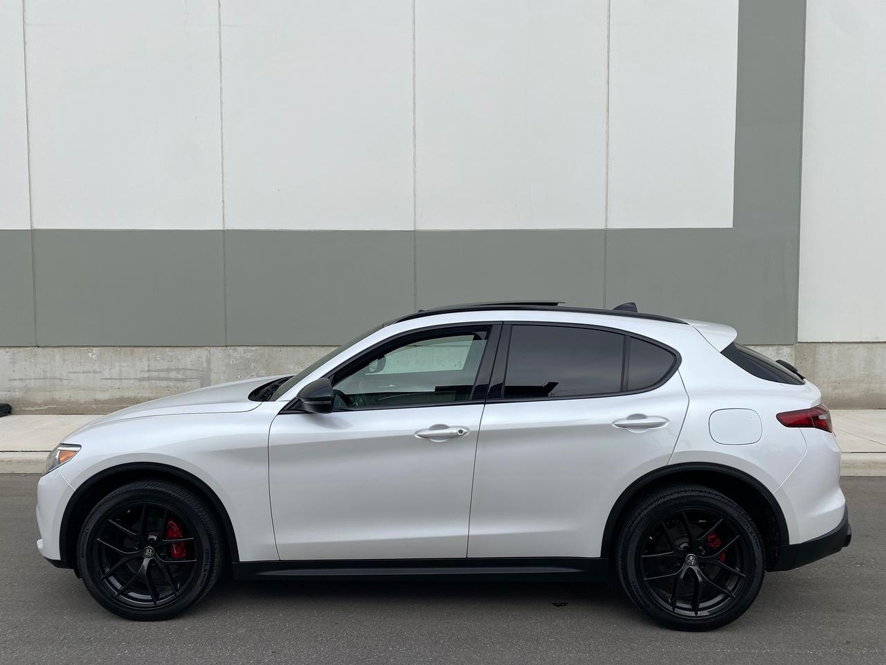 2019 Alfa Romeo Stelvio Ti Q4 SPORT-NERO EDIZIONE-NAV-CAMERA-PANO ROOF Photo3