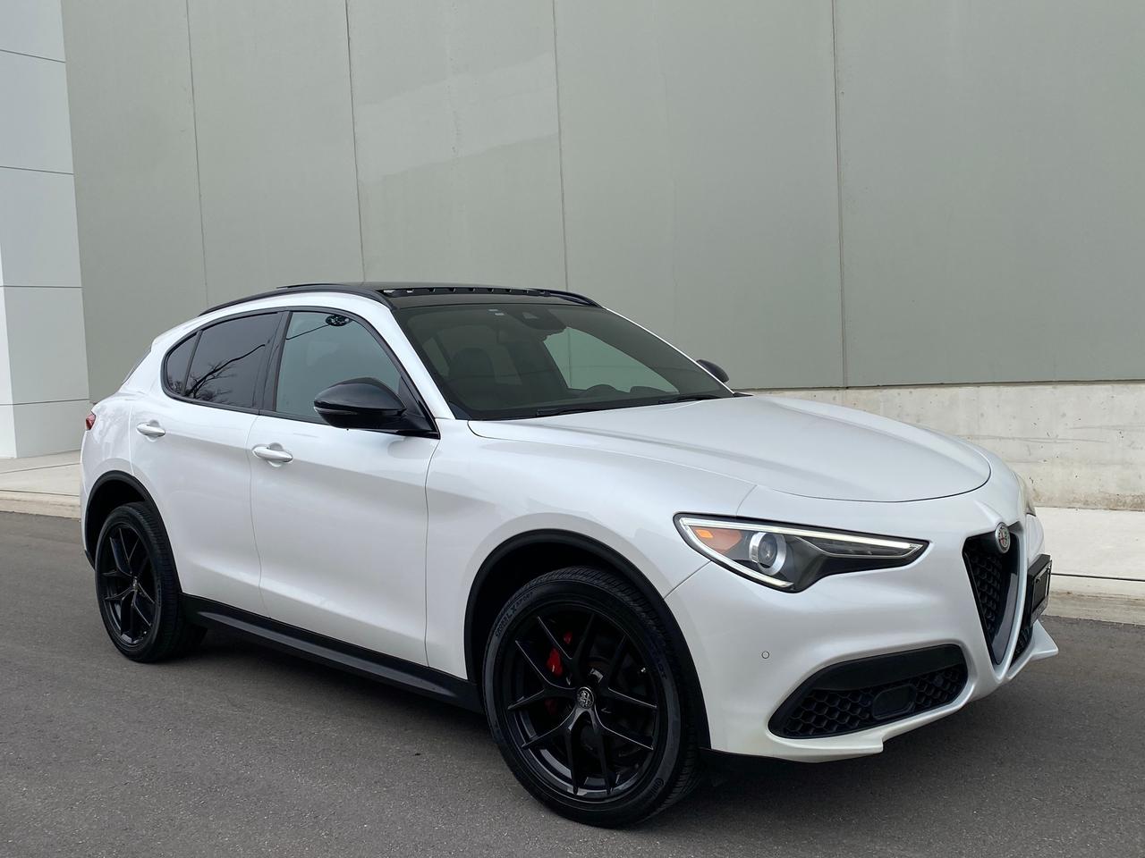2019 Alfa Romeo Stelvio Ti Q4 SPORT-NERO EDIZIONE-NAV-CAMERA-PANO ROOF Photo