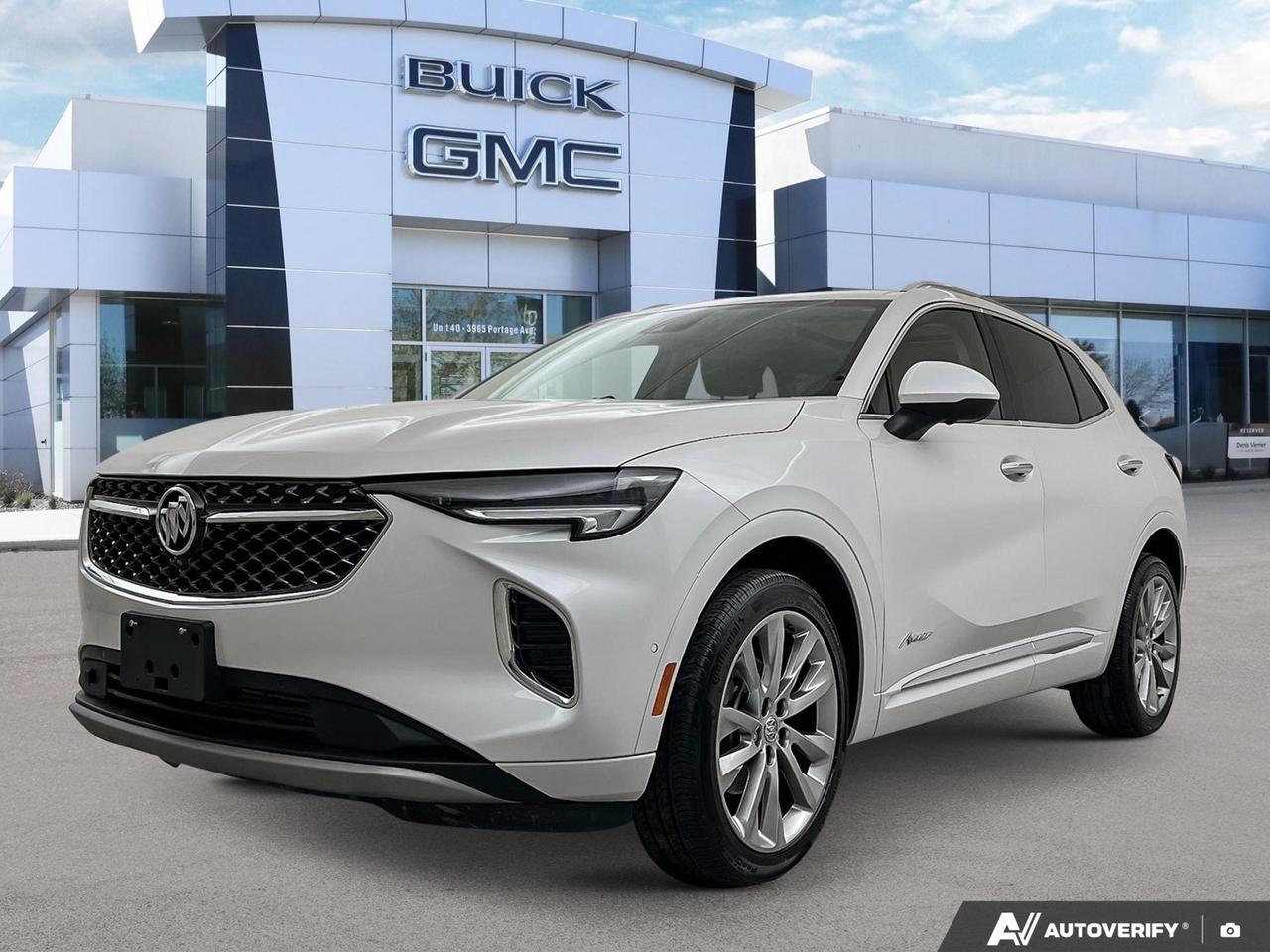 New Brakes Buick Driver Confidence | Bucket Seats | Panoramic Moonroof | Wireless Charging | Heated Seats | Hands Free Power Lift Gate |
Experience luxury and performance in the 2023 Buick Envision Avenir AWD. This gently used SUV offers cutting-edge technology and premium comfort for the discerning driver.

Key Features 

- All Wheel Drive 
- Remote Vehicle Start 
- Panoramic Moonroof 
- Wireless Apple CarPlay and Android Auto 
- 10 Inch Touch Display 
- Heated Front Seats 
- Heated Rear Outboard Seats 
- Wireless Charging For Devices 
- Ventilated Front Seats 
- Leather Wrapped Steering Wheel 
- Adaptive Cruise Control 
- Forward Collision Alert 
- Following Distance Indicator 
- Lane Keep Assist 
- Lane Departure Warning 
- Tire Pressure Monitoring System 

And More!

Discover the Envision Avenirs exceptional features for yourself. Visit Birchwood Chevrolet Buick GMC to schedule a test drive, or contact us for more information on this sophisticated SUV. Our team is ready to assist you in finding the perfect vehicle to match your lifestyle and preferences.
All of our quality pre-owned vehicles are delivered with the following:
· a Birchwood Certified 152 pt Inspection
· a full tank of fuel
· Full service records (if available)
· a CARFAX report

Click, call (204) 837-5811, or visit Birchwood Chevrolet Buick GMC at the Birchwood Auto Park, 3965 Portage Avenue West at the Perimeter.

Special Financing Available! Price does not include taxes. Dealer Permit #4240.
Dealer permit #4240