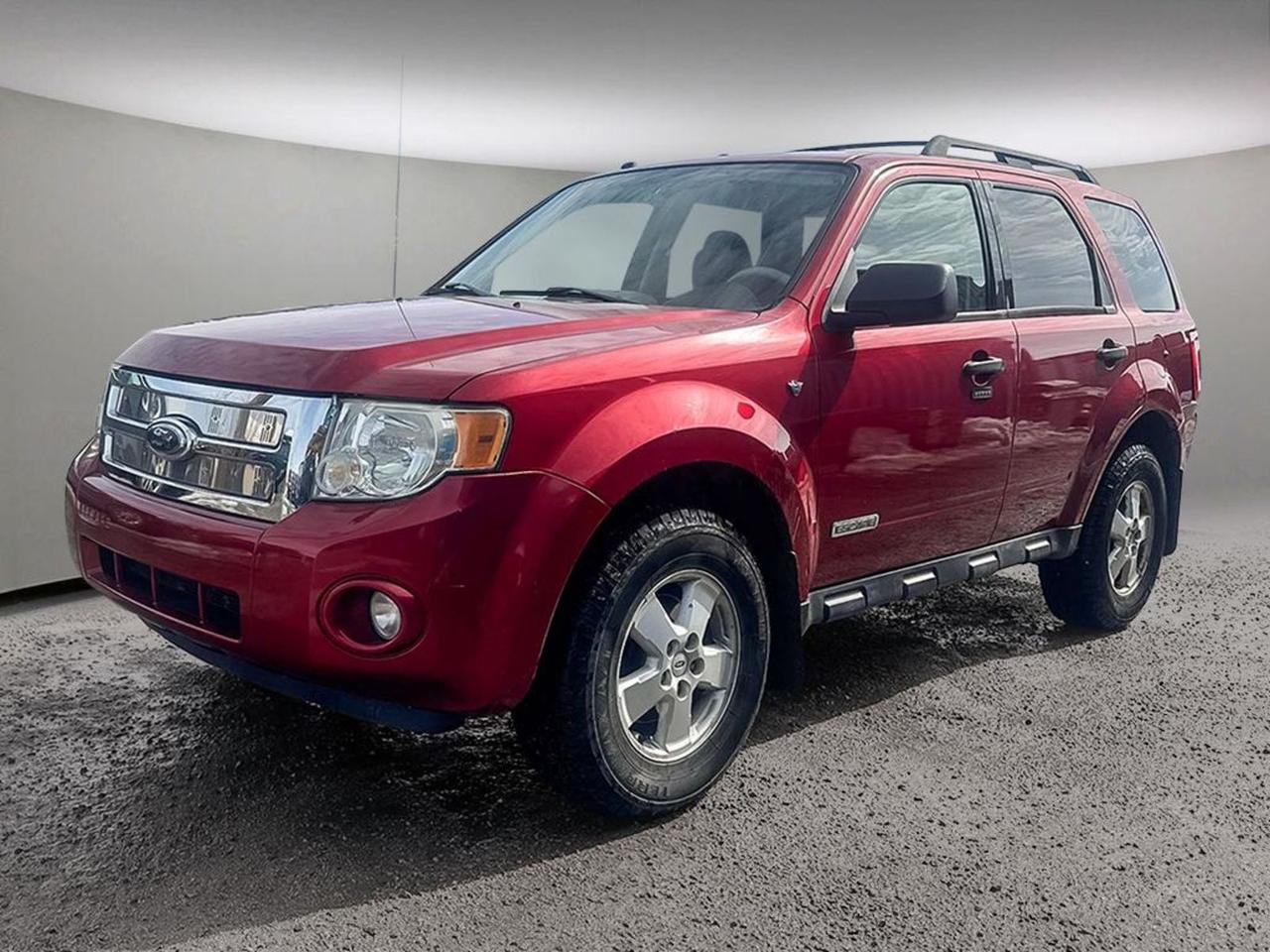 Experience versatility and dependability in the pre-owned 2008 Ford Escape XLT 4WD! This vibrant Red SUV features a robust 3.0L Duratec V6 engine paired with a smooth 4-speed automatic transmission and full-time 4WD, giving you confident control on any terrain. Inside, enjoy comfortable Premium Cloth bucket seats, convenient 60/40 rear split folding seats, and modern amenities such as cruise control, an AM/FM CD/MP3 player with auxiliary input, and power windows and locks. Safety is prioritized with six airbags, ABS brakes, traction, and stability control. With its capable payload package and durable aluminum engine components, this Escape is ready for work or adventure. Dont miss outvisit Aurora Dodge today and take the 2008 Ford Escape XLT for a test drive!