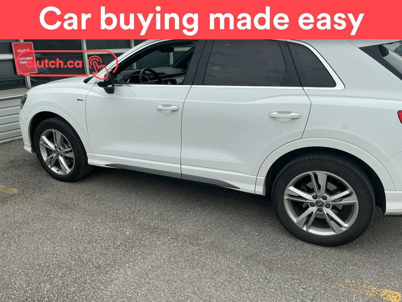 NO ACCIDENTS / CLEAN CARFAX / Electric Parking Brake, Brake Assist, Hill Assistance and more!<br> <br>Clutch is the largest online used car retailer in Canada, delivering a seamless, hassle-free car-buying experience to drivers everywhere. Shop thousands of used cars online, get the right one delivered to your door, and enjoy peace of mind with our 10-Day Money-Back Guarantee. How sweet is that? To learn more, visit clutch.ca.<br> <br>The top features for this car include:<br> <br>Auto Stop/Start<br>Electric Parking Brake<br>Brake Assist<br>Hill Assistance<br>Rear View Camera<br>Power Driver Seat<br>Power Passenger Seat<br>360 Camera<br>Ambient Lighting<br>Power Tailgate/Hatch<br>Welcome Lights<br>Auto Dimming Rearview Mirror<br>Front Heated Seats<br>Power Lumbar Support<br>Folding Rear Seats<br>Climate Control<br>Dual Zone Front Climate Control<br>Rear Climate Vents<br>Premium Sound System<br>Speed-Sensitive Volume<br>Bluetooth Music<br>Touchscreen Display<br>GPS Navigation<br>Cruise Control<br>Integrated Garage Door Opener<br>12V Outlet<br>Hands Free Device Connectivity<br>Apple CarPlay<br>Android Auto<br>USB Input<br>Keyless Entry<br>Push Button Start<br>Passive Keyless Entry<br>Keyfob Remote Trunk Release<br>Front View Camera<br>Power Folding Exterior Mirrors<br>Lane Departure Warning<br>Blindspot Sensors<br>Rear Collision Warning<br>Rear Collision Mitigation<br>Rear Cross Traffic Alert<br>Heated Steering Wheel<br>One-Touch Windows<br>Rain Sensing Wipers<br>Rear Window Defroster<br>Panoramic Sunroof<br> <br>Seamless home delivery - Delivery to your door in a matter of days. Available on select packages.<br> <br>Try it out for 10 days - If you do not like it, we will take it back. <br> <br>Quality assured - All cars go through our rigorous 210-point inspection and reconditioning process.<br> <br>Peace of mind - Warranty and protection plans available.<br> <br>Haggle-free - No haggling or hard sells.<br> <br>100% Transparency - Full inspection reports on every car, including high-res photography and a free Carfax report.<br> <br>Listed price is for cash purchase only and does not include taxes, Shipping Fees (if applicable), Delivery Fees (if applicable), government licensing fees.<br> <br>Previous Provincial Registrations:<br>Ontario<br> <br>Stock # 98276