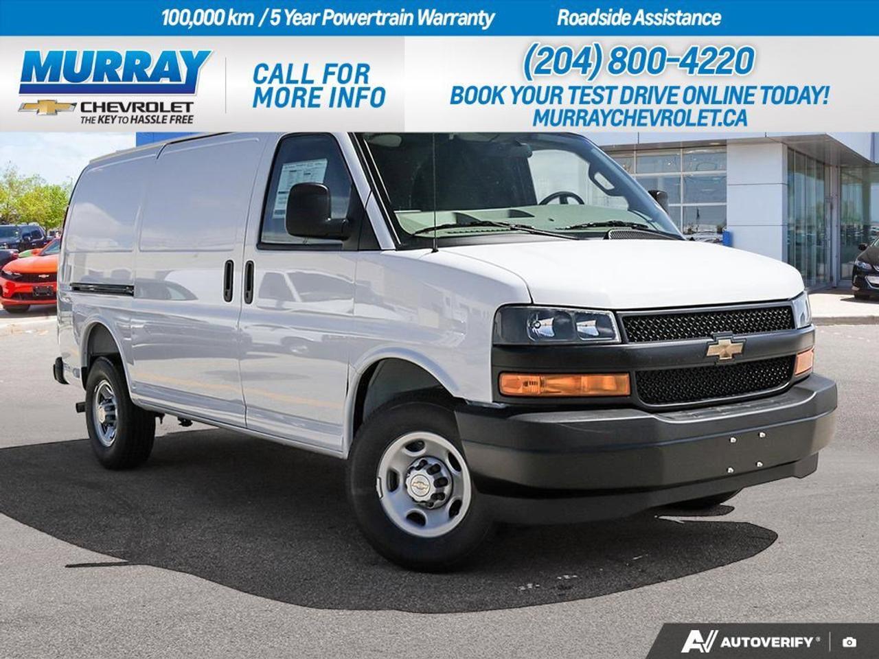 * ENGINE 4.3L V6 * * TRANSMISSION 8-SPEED AUTOMATIC * * LPO BLUETOOTH PHONE CONNECTION KIT *  Discover the 2026 Chevrolet Express Cargo Van, a versatile vehicle designed for both business and leisure in Winnipeg. This full-size cargo van is equipped with a robust 4.3L V6 engine, providing a powerful 276 horsepower and 298 lb-ft of torque, ensuring you have the power needed for any task. The 8-speed automatic transmission is electronically controlled, offering smooth and efficient gear changes, complemented by features like Cruise Grade Braking and Powertrain Grade Braking.  The Express Cargo Van comes with a thoughtful array of features to enhance your driving experience. Enjoy seamless connectivity with the Bluetooth Phone Connection Kit, allowing you to make calls and stream music effortlessly. The interior is designed for comfort and functionality, featuring front bucket seats with custom cloth trim and a practical console with a swing-out storage bin.  Safety and convenience are prioritized with features like the Side Blind Zone Alert, Remote Vehicle Starter System, and Rear Park Assist. Additionally, the Driver Convenience Package, complete with Tilt-Wheel and cruise control, ensures that every journey is as comfortable and enjoyable as possible. This van is perfect for navigating the streets of Winnipeg, offering reliability and practicality in one attractive package.  Dealer Permit #1740