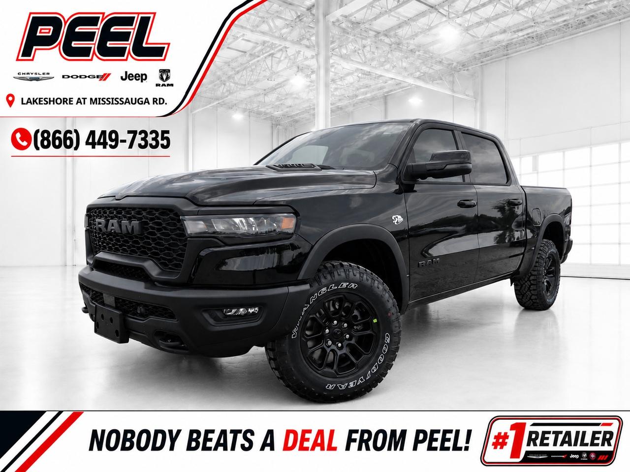 2026 RAM 1500 REBEL | Leather | HEMI | Pano Roof | Level 2 | 4x4 Photo0