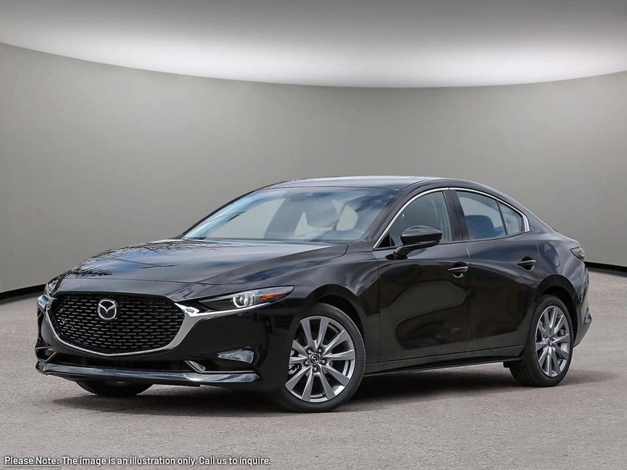 Experience the perfect blend of style, performance, and technology with the all-new 2026 Mazda Mazda3 GT i-ACTIV AWD in sleek Black. Powered by a spirited 2.5L SKYACTIV-G engine paired with a smooth 6-speed automatic transmission and full-time all-wheel drive, it offers confident handling in any condition. Inside, enjoy luxurious black leather-trimmed heated front seats, a premium Bose sound system, and cutting-edge connectivity with wireless Apple CarPlay, Android Auto, and wireless charging. Advanced safety features like lane departure prevention, blind spot warning, and forward collision mitigation keep you protected, while the intuitive 10.2-inch touchscreen with integrated navigation and head-up display keep you connected and focused. Elevate your drive with the Mazda3 GTwhere sophistication meets innovation. Visit Go Mazda today for a test drive!Go Mazda is an AMVIC licensed business