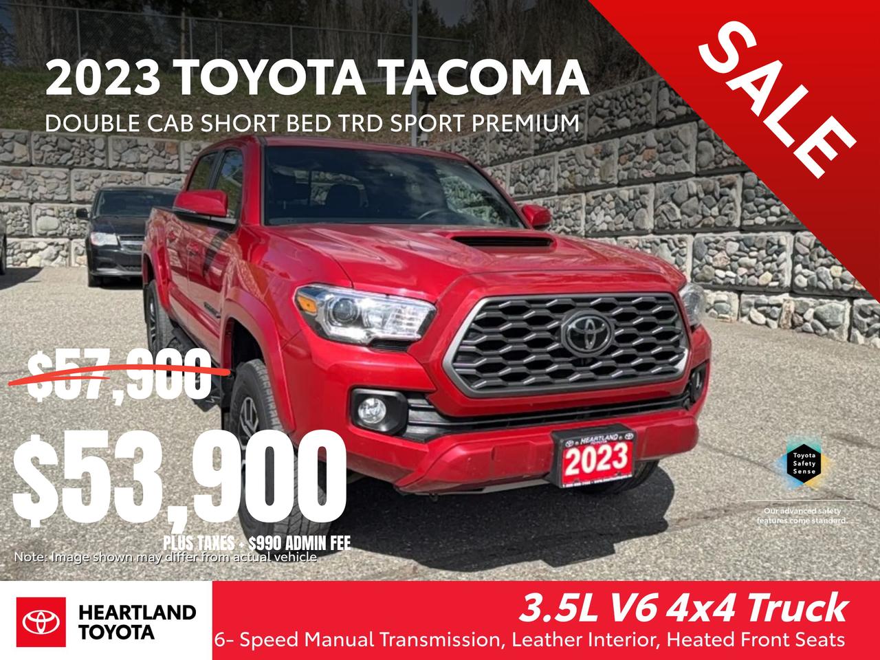 2023 Toyota TACOMA 4X4 DOUBLE CAB TRD Sport Prem 6M SB Sport Premium Photo