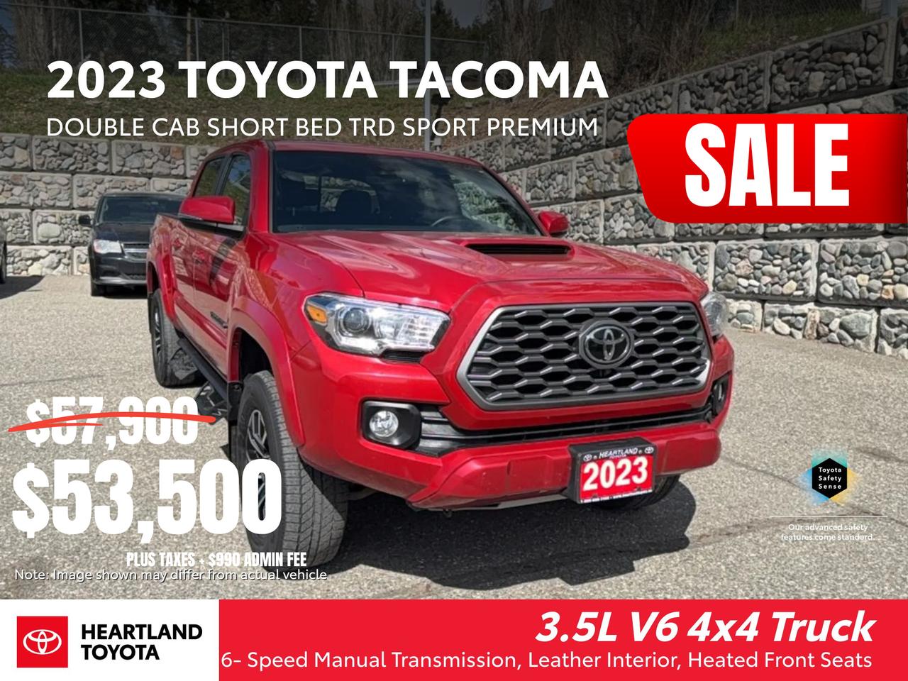 2023 Toyota TACOMA 4X4 DOUBLE CAB TRD Sport Prem 6M SB Sport Premium Photo0