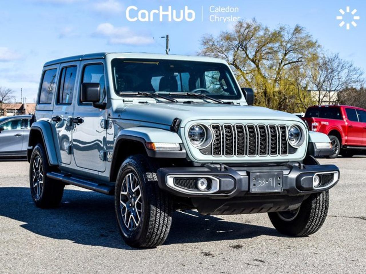 2024 Jeep Wrangler Sahara4 Door 4x4 Dual Top 12.3"Display Remote Start Alloy Rims Photo