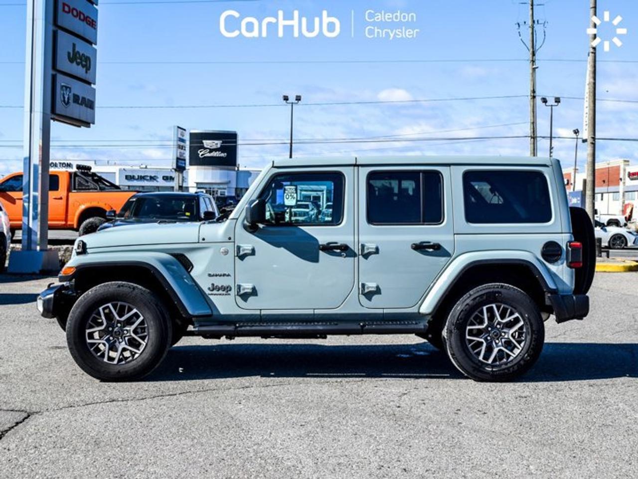 2024 Jeep Wrangler Sahara4 Door 4x4 Dual Top 12.3"Display Remote Start Alloy Rims Photo