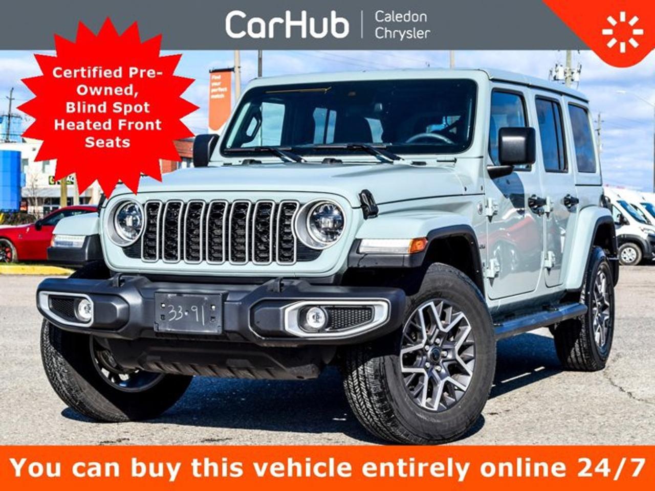 2024 Jeep Wrangler Sahara4 Door 4x4 Dual Top 12.3"Display Remote Start Alloy Rims Photo