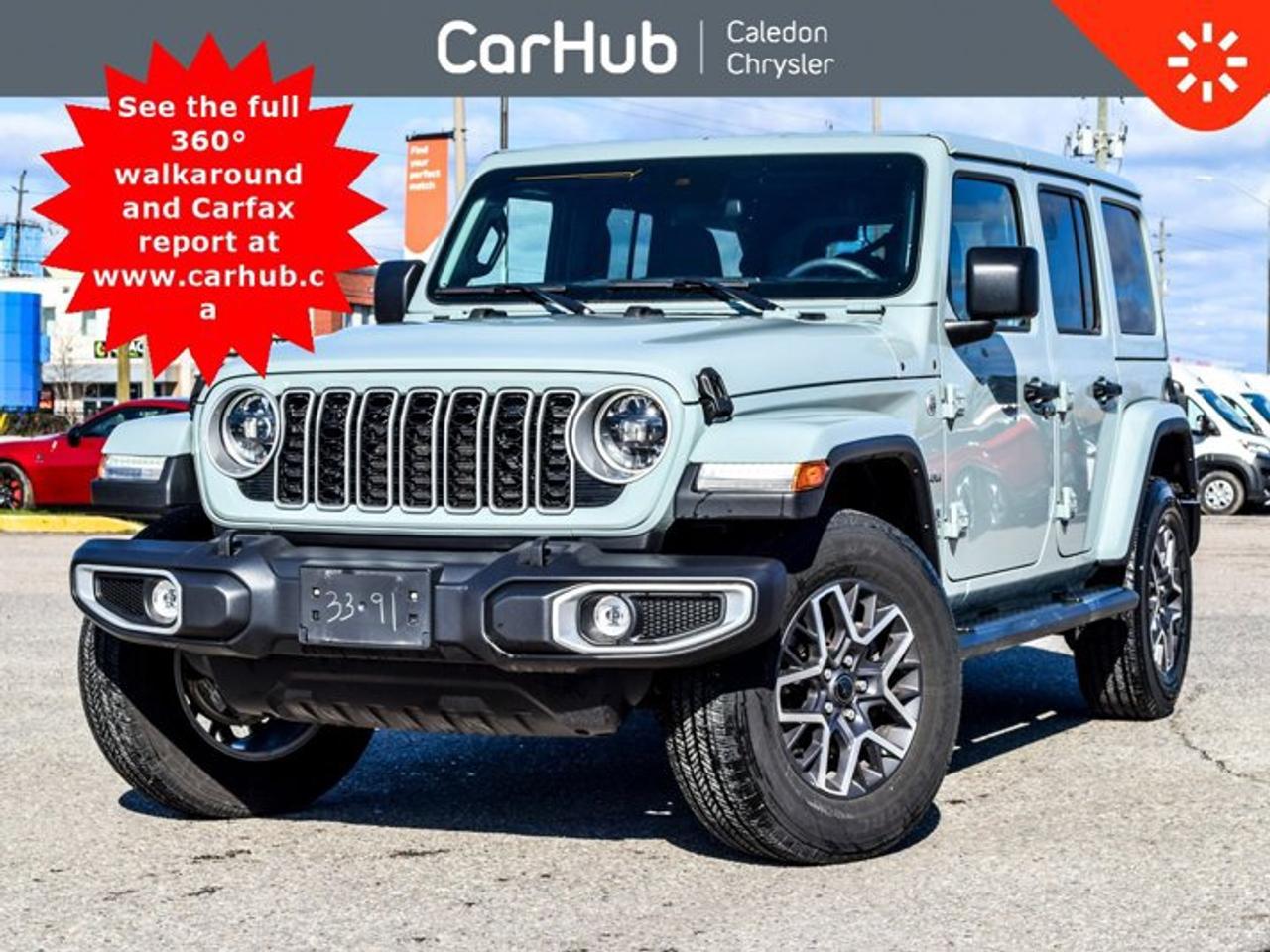 2024 Jeep Wrangler Sahara4 Door 4x4 Dual Top 12.3"Display Remote Start Alloy Rims Photo