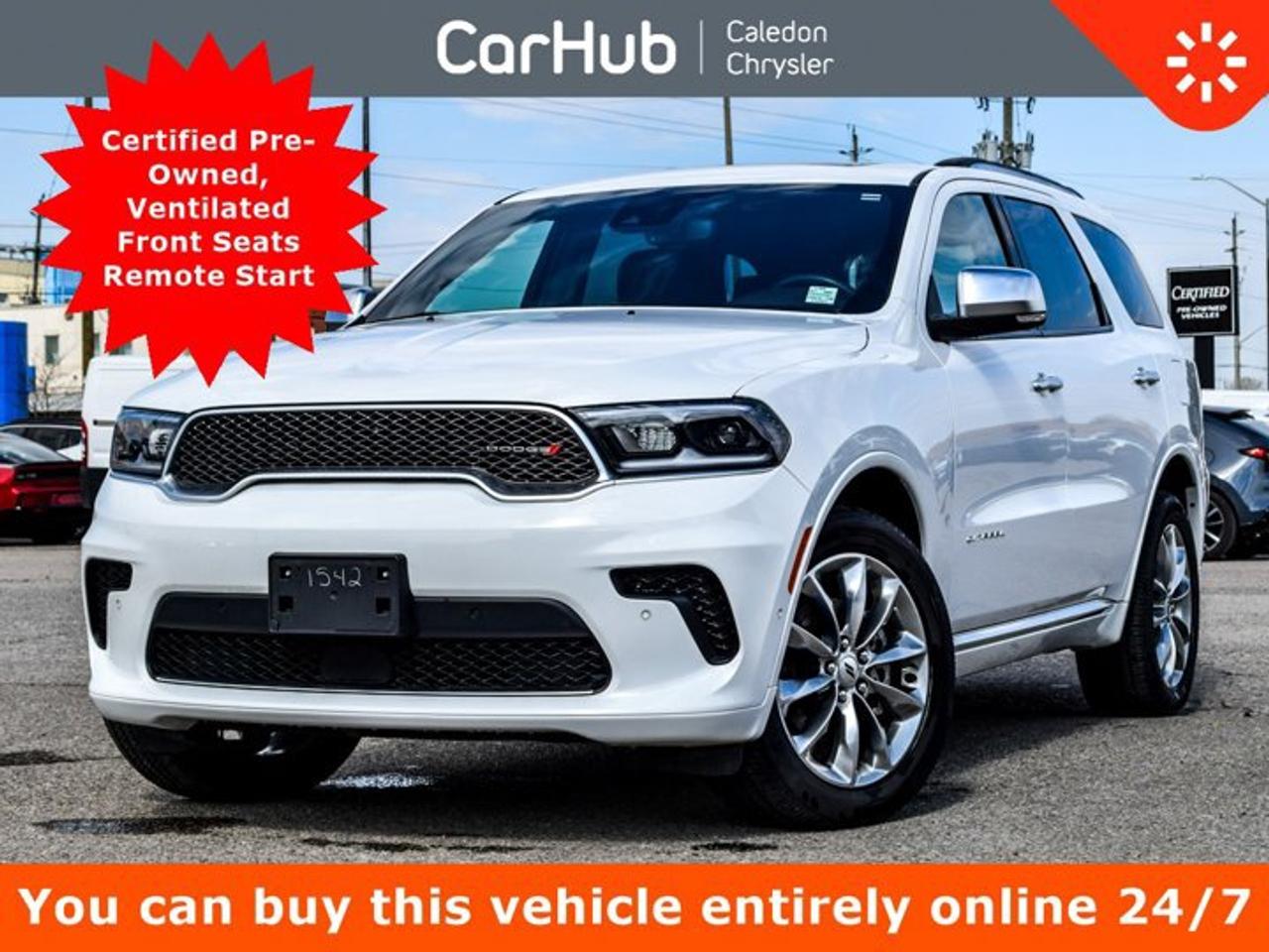 2024 Dodge Durango Citadel AWD 6 Passenger Sunroof 10.1"Display Blind Spot Lane Assist Photo0
