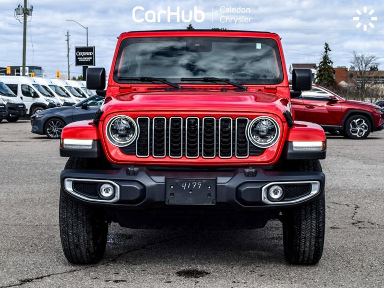 2024 Jeep Wrangler Sahara 4 Door Sky 1 Touch power top12.3"Display Remote Start Photo