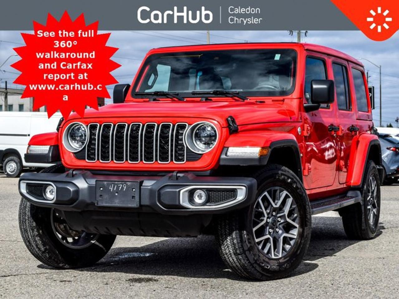 2024 Jeep Wrangler Sahara 4 Door Sky 1 Touch power top12.3"Display Remote Start Photo