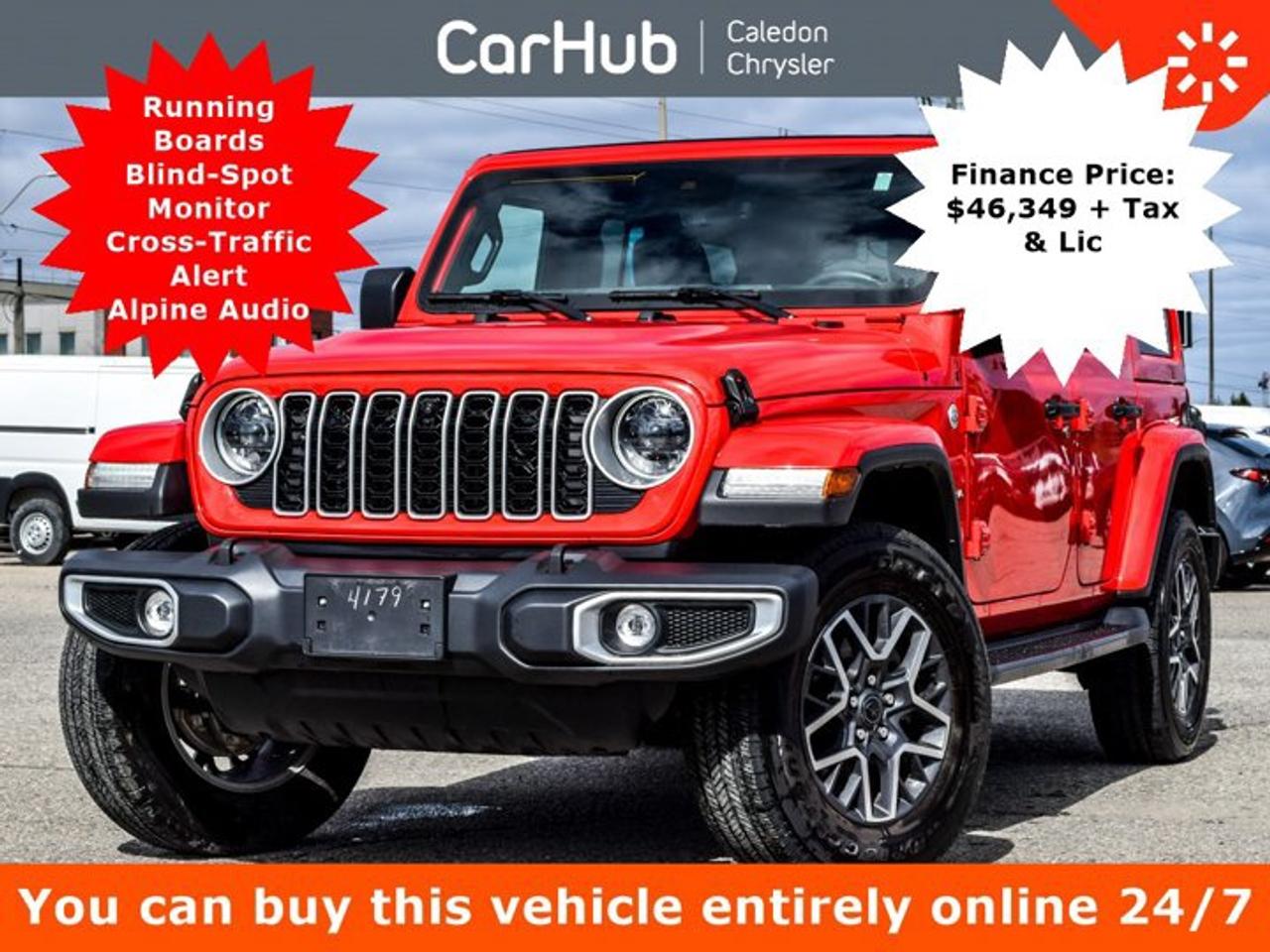 2024 Jeep Wrangler SAHARA 3.6L Pentastar V6 | Power Retractable Roof | Technology & Safety Groups Photo0