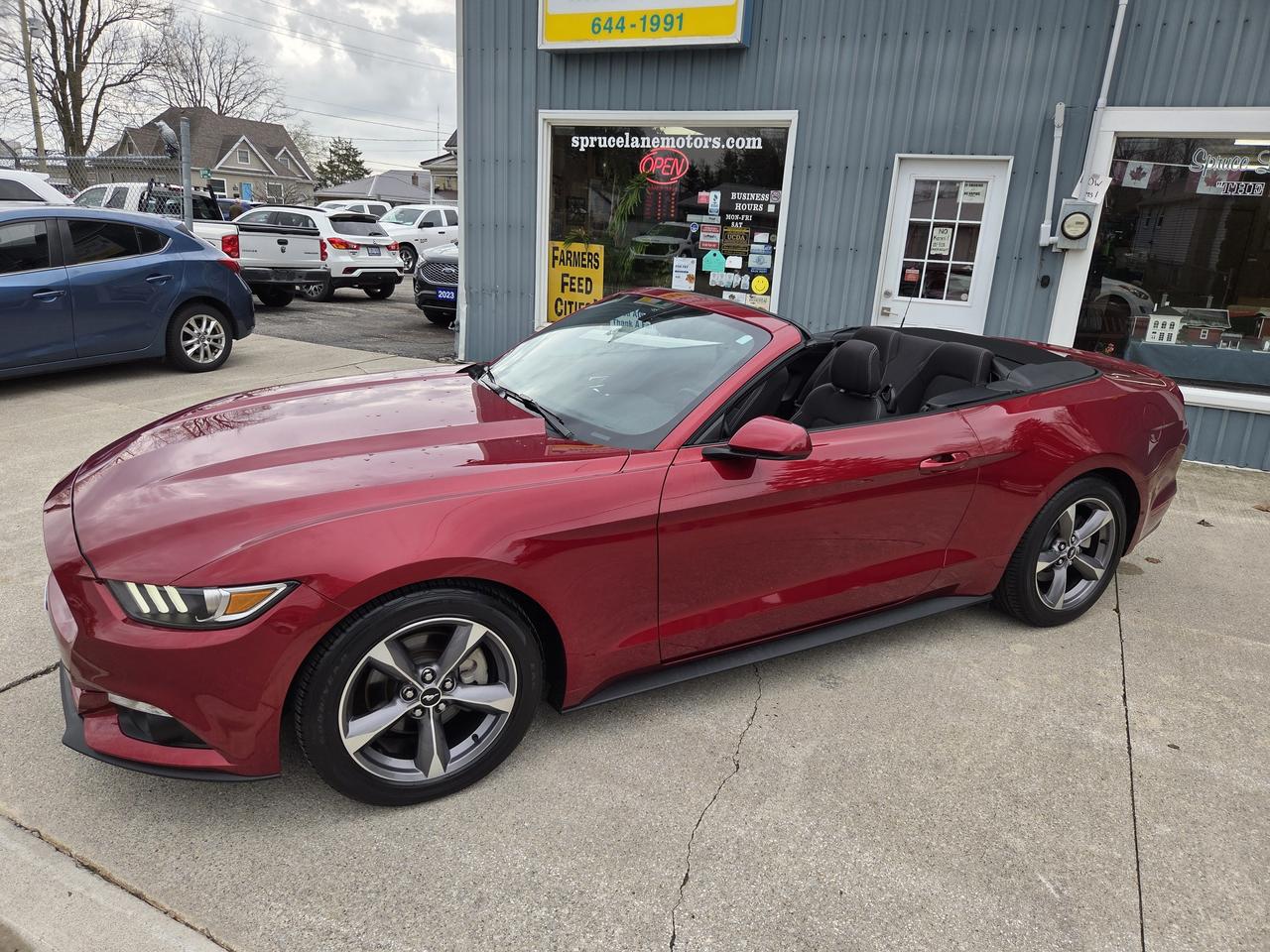 <div>&nbsp; &nbsp; &nbsp;*** Stunning&nbsp; Condition ! ***</div><div>3.7L.- V6,&nbsp; AUTO.,&nbsp; LOADED,&nbsp; REMOTE&nbsp; START,&nbsp; REAR&nbsp; CAMERA,&nbsp; PREMIUM&nbsp; WHEELS,&nbsp; LANE&nbsp; ASSIST,&nbsp; BLIND&nbsp; SPOT&nbsp; MONITORS,&nbsp; BLUETOOTH&nbsp; MEDIA,&nbsp; DUAL&nbsp; PIPES,&nbsp; FOG&nbsp; LIGHTS.</div><div>ACCIDENT&nbsp; FREE&nbsp; AND&nbsp; VERY&nbsp; CLEAN !&nbsp; NO&nbsp; WINTERS.&nbsp; YOU&nbsp; SHOULD&nbsp; TAKE THE&nbsp; TIME&nbsp; TO&nbsp; ENJOY&nbsp; THESE&nbsp; SHORT&nbsp; SUMMERS&nbsp; WITH&nbsp; THIS&nbsp; BEAUTIFUL&nbsp; RED&nbsp; MUSTANG!!</div>