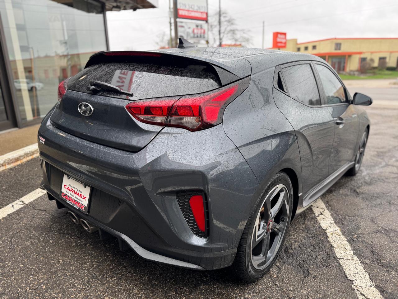 2019 Hyundai Veloster Turbo MANUAL | Sunroof | Leather Trimmed Seats | BSM | Backup Camera Photo4