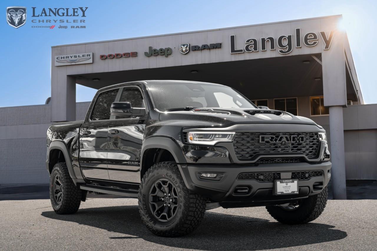 <p><strong>2026 Ram 1500 RHO</strong></p><p>A high-performance off-road pickup engineered to dominate rugged terrain with unmatched power and advanced suspension technology.</p><ul><li><p>Engine: 3.0L Hurricane High-Output Twin-Turbo I-6 (540 hp, 521 lb-ft torque)</p></li><li><p>Drivetrain: 4x4 with Full-Time Active Transfer Case</p></li><li><p>Max Towing: 8,380 lbs</p></li><li><p>Suspension: Bilstein Black Hawk e2 adaptive performance shock system</p></li><li><p>0-97 km/h (0-60 mph): 4.6 seconds</p></li></ul><p>Come book a test drive at Langley Chrysler, conveniently located in Langley, British Columbia.</p>*All new vehicle purchases are plus the PDI accessory installs and any price increases provided by the manufacturer. For trucks the accessories will include wheel locks, spray-in liners, and mud flaps. For all other vehicles, wheel locks are standard, other equipment may apply. Confirm with the dealer.

<p>*All prices are net of all manufacturer incentives and/or rebates and are subject to change by the manufacturer without notice. All prices plus applicable taxes, applicable environmental recovery charges, documentation of $599 and full tank of fuel surcharge of $76 if a full tank is chosen.<br />Other items available that are not included in the above price:<br />Tire & Rim Protection and Key fob insurance starting from $599<br />Service contracts (extended warranties) for up to 7 years and 200,000 kms starting from $599<br />Custom vehicle accessory packages, mudflaps and deflectors, tire and rim packages, lift kits, exhaust kits and tonneau covers, canopies and much more that can be added to your payment at time of purchase<br />Undercoating, rust modules, and full protection packages starting from $199<br />Flexible life, disability and critical illness insurances to protect portions of or the entire length of vehicle loan?im?im<br />Financing Fee of $500 when applicable<br />Prices shown are determined using the largest available rebates and incentives and may not qualify for special APR finance offers. See dealer for details. This is a limited time offer.</p>