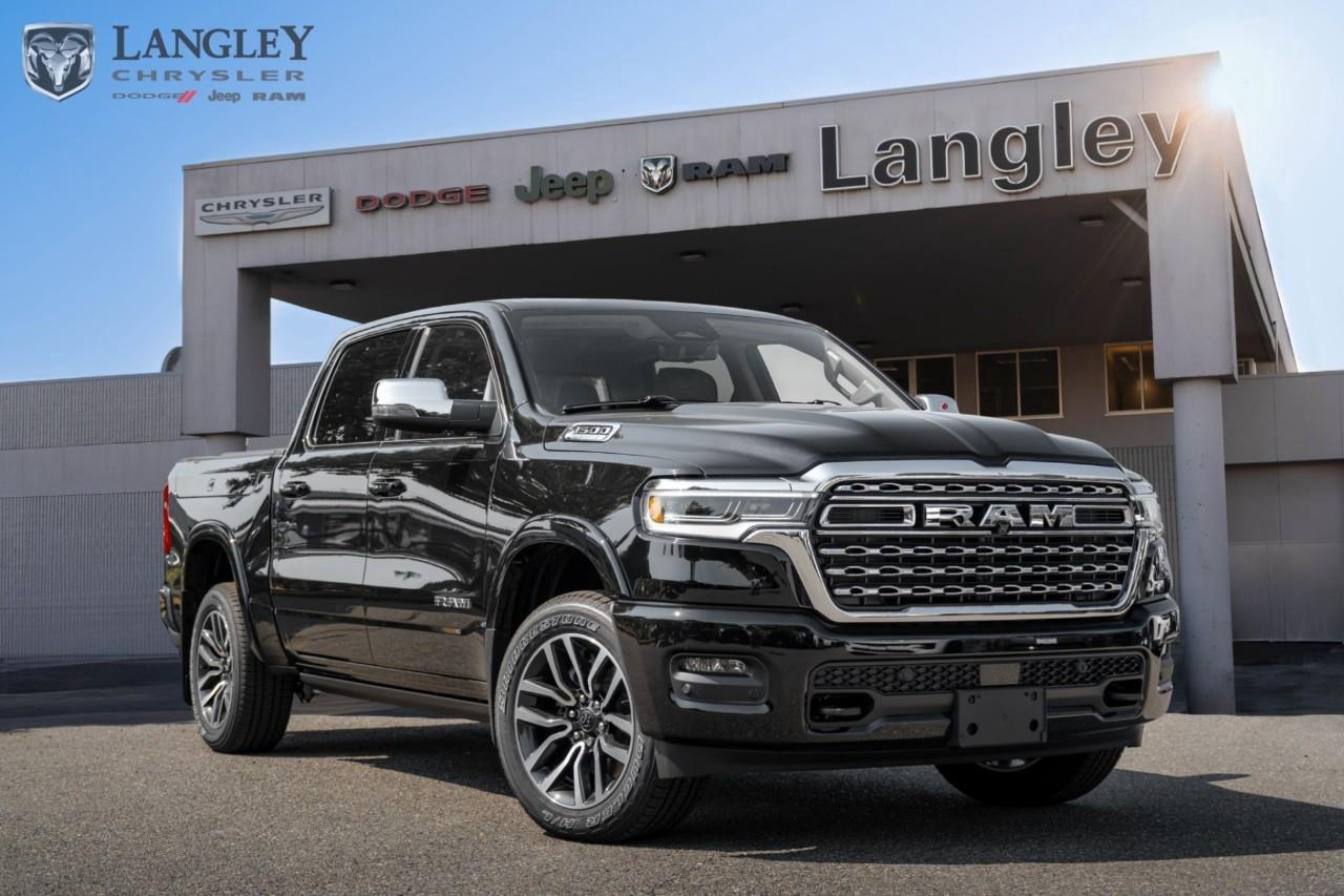 <h2>2026 Ram 1500 Limited Longhorn 4x4 Crew Cab 5'7" Box</h2><p>A premium, luxury-focused full-size pickup truck that combines legendary capability with southwestern-inspired artisan craftsmanship and high-end technology.</p><ul><li><p>Engine: 3.0L Hurricane Twin-Turbo I6 (540 hp, 521 lb-ft torque)</p></li><li><p>Drivetrain: 4x4 Four-Wheel Drive System</p></li><li><p>Max Towing Capacity: Up to 11,550 lbs</p></li><li><p>Transmission: 8-speed automatic</p></li><li><p>Key Features: Real barn-wood interior accents, premium leather bucket seats, and a 14.5-inch Uconnect touchscreen</p></li></ul><p>Come book a test drive at Langley Chrysler, conveniently located in Langley, British Columbia.</p>*All new vehicle purchases are plus the PDI accessory installs and any price increases provided by the manufacturer. For trucks the accessories will include wheel locks, spray-in liners, and mud flaps. For all other vehicles, wheel locks are standard, other equipment may apply. Confirm with the dealer.

<p>*All prices are net of all manufacturer incentives and/or rebates and are subject to change by the manufacturer without notice. All prices plus applicable taxes, applicable environmental recovery charges, documentation of $599 and full tank of fuel surcharge of $76 if a full tank is chosen.<br />Other items available that are not included in the above price:<br />Tire & Rim Protection and Key fob insurance starting from $599<br />Service contracts (extended warranties) for up to 7 years and 200,000 kms starting from $599<br />Custom vehicle accessory packages, mudflaps and deflectors, tire and rim packages, lift kits, exhaust kits and tonneau covers, canopies and much more that can be added to your payment at time of purchase<br />Undercoating, rust modules, and full protection packages starting from $199<br />Flexible life, disability and critical illness insurances to protect portions of or the entire length of vehicle loan?im?im<br />Financing Fee of $500 when applicable<br />Prices shown are determined using the largest available rebates and incentives and may not qualify for special APR finance offers. See dealer for details. This is a limited time offer.</p>