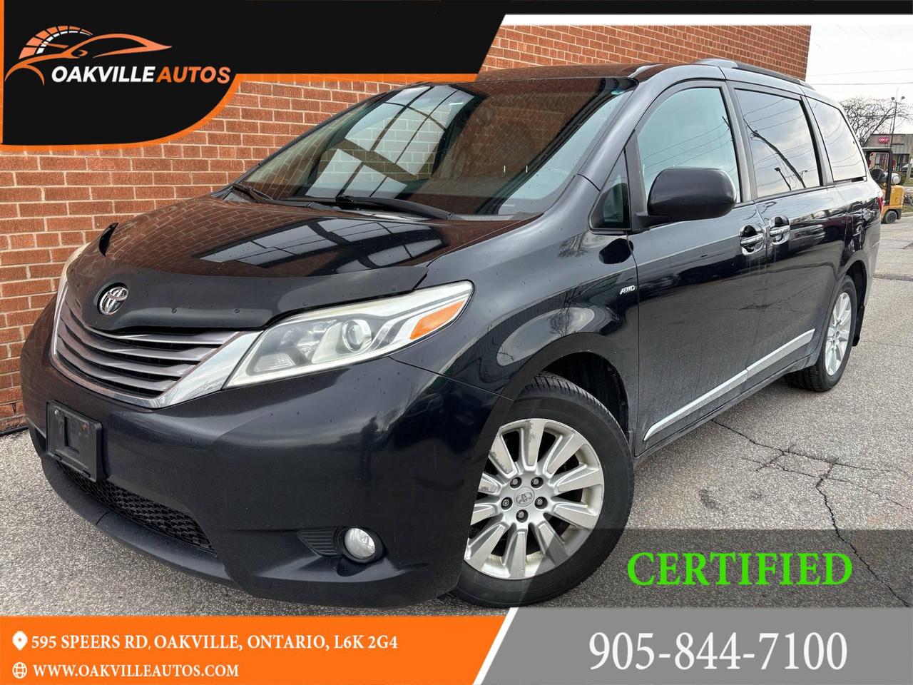 Used 2016 Toyota Sienna 5DR XLE 7-PASS AWD for sale in Oakville, ON