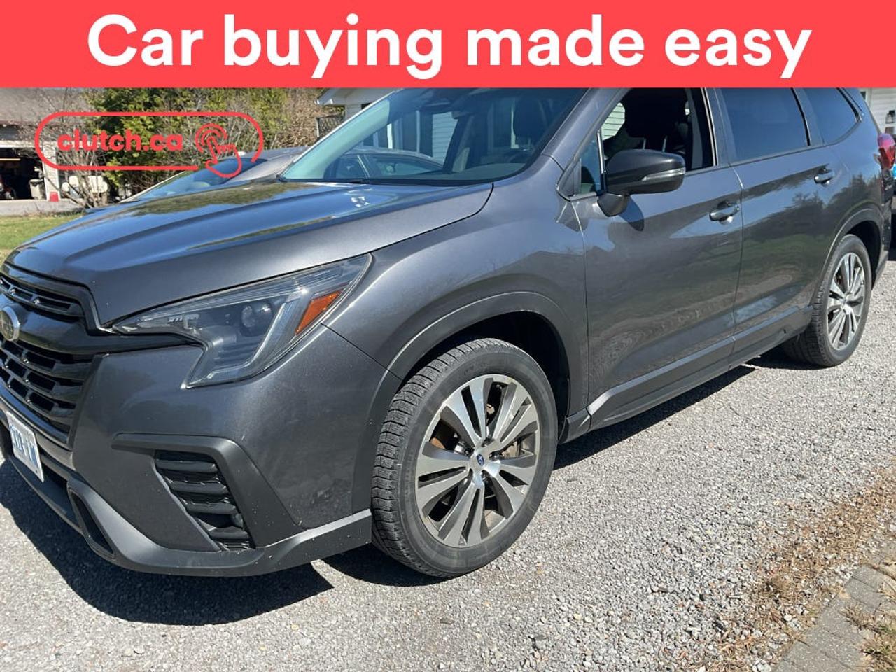 1 OWNER / Electric Parking Brake, Brake Assist, Power Tailgate/Hatch and more!<br> <br>Clutch is the largest online used car retailer in Canada, delivering a seamless, hassle-free car-buying experience to drivers everywhere. Shop thousands of used cars online, get the right one delivered to your door, and enjoy peace of mind with our 10-Day Money-Back Guarantee. How sweet is that? To learn more, visit clutch.ca.<br> <br>The top features for this car include:<br> <br>Selectable Terrain Modes<br>Electric Parking Brake<br>Brake Assist<br>Power Tailgate/Hatch<br>Welcome Lights<br>Auto Dimming Rearview Mirror<br>Front Heated Seats<br>Folding Rear Seats<br>Manual Fold-Into-Floor Third Row Seat<br>Synthetic Leather Seats<br>Climate Control<br>Dual Zone Front Climate Control<br>Rear Climate Control<br>Speed-Sensitive Volume<br>Bluetooth Music<br>Touchscreen Display<br>Cruise Control<br>Adaptive Cruise Control<br>Integrated Garage Door Opener<br>12V Outlet<br>Hands Free Device Connectivity<br>Apple CarPlay<br>Android Auto<br>USB Input<br>Keyless Entry<br>Push Button Start<br>Passive Keyless Entry<br>Keyfob Remote Trunk Release<br>Rear Seat Reminder<br>Lane Departure Warning<br>Active Lane Keep Assistance<br>Blindspot Sensors<br>Forward Collision Mitigation<br>Rear Collision Warning<br>Rear Collision Mitigation<br>Pedestrian Detection<br>Driver Attention Alert<br>Heated Steering Wheel<br>Rear Window Defroster<br>Panoramic Sunroof<br>Hill Assistance<br>Automatic High Beams<br>Rear View Camera<br>Power Driver Seat<br>Automatic Brake Hold<br>App Remote Start<br> <br>Seamless home delivery - Delivery to your door in a matter of days. Available on select packages.<br> <br>Try it out for 10 days - If you do not like it, we will take it back. <br> <br>Quality assured - All cars go through our rigorous 210-point inspection and reconditioning process.<br> <br>Peace of mind - Warranty and protection plans available.<br> <br>Haggle-free - No haggling or hard sells.<br> <br>100% Transparency - Full inspection reports on every car, including high-res photography and a free Carfax report.<br> <br>Listed price is for cash purchase only and does not include taxes, Shipping Fees (if applicable), Delivery Fees (if applicable), government licensing fees.<br> <br>Previous Provincial Registrations:<br>Ontario<br> <br>Stock # 98471