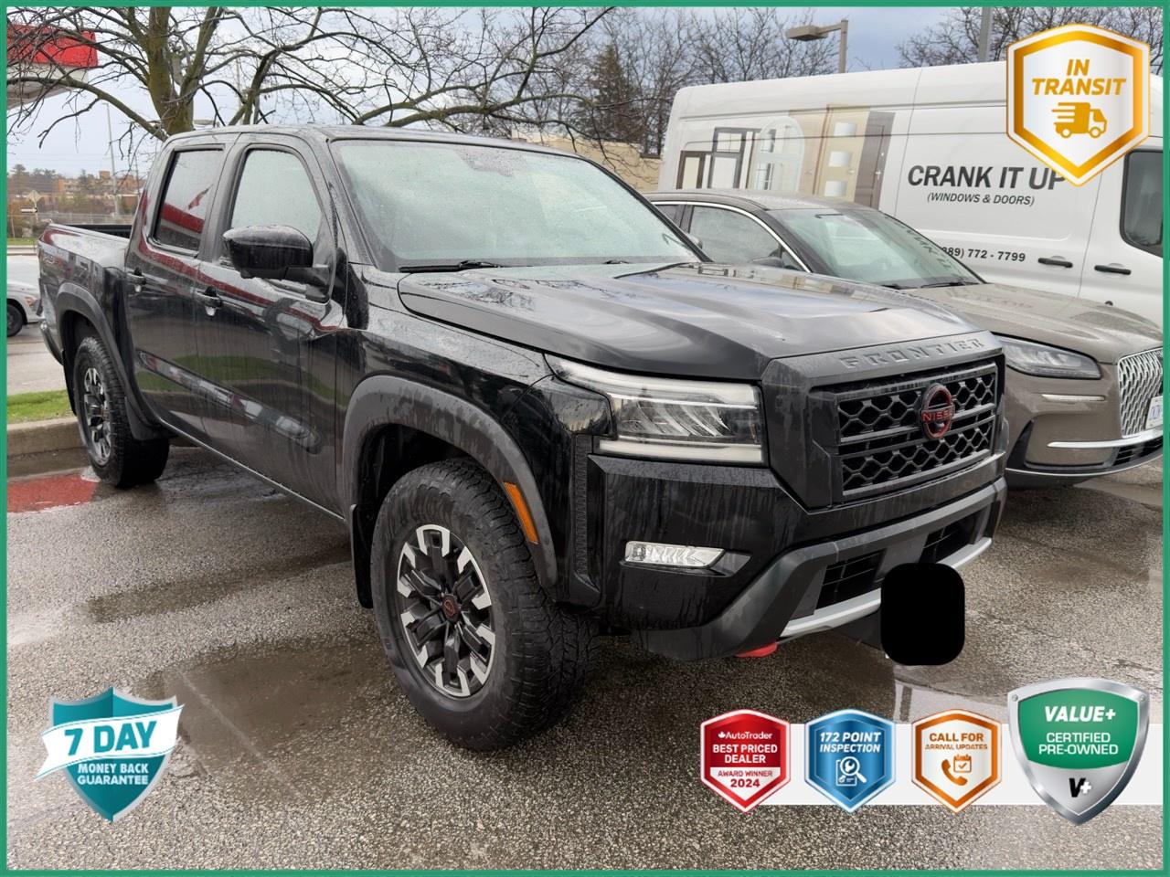 2023 Nissan Frontier PRO-4X 1 OWNER|NO ACCIDENTS|SUPER BLACK|CHARCOAL/LAVA RED CLOTH SEAT TRIM| Photo