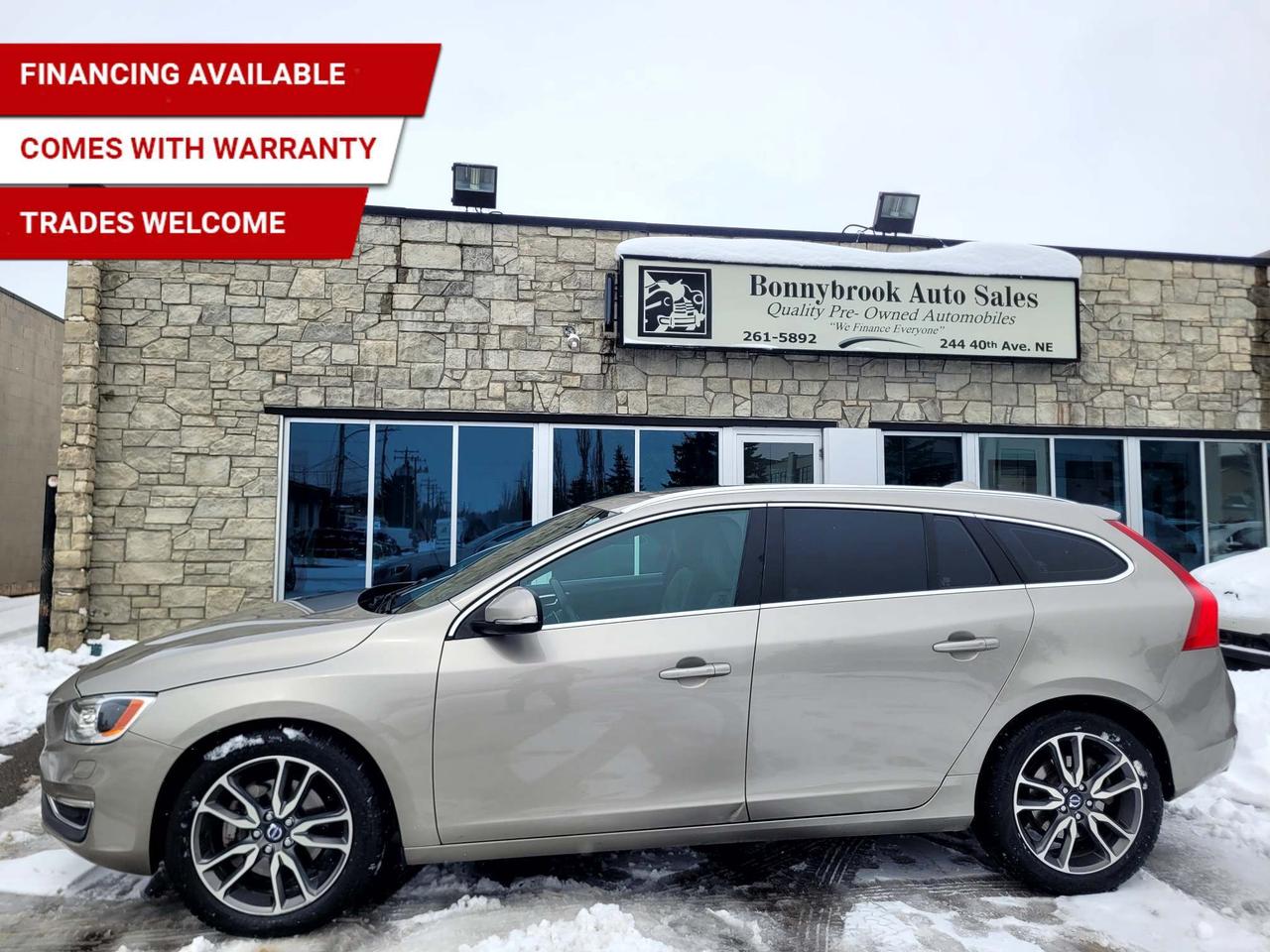 Used 2015 Volvo V60 4dr Wgn T6 Premier Plus AWD/SUNROOF/BACK UP CAMERA for sale in Calgary, AB