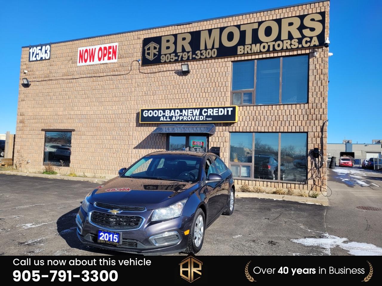 Used 2015 Chevrolet Cruze 1LT | No Accidents Reported for sale in Bolton, ON