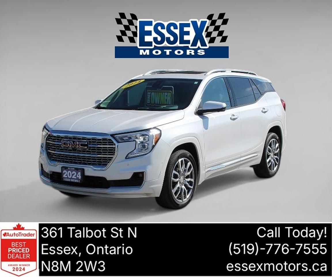 2024 GMC Terrain Denali*AWD*Heated Leather*Moon Roof*CarPlay