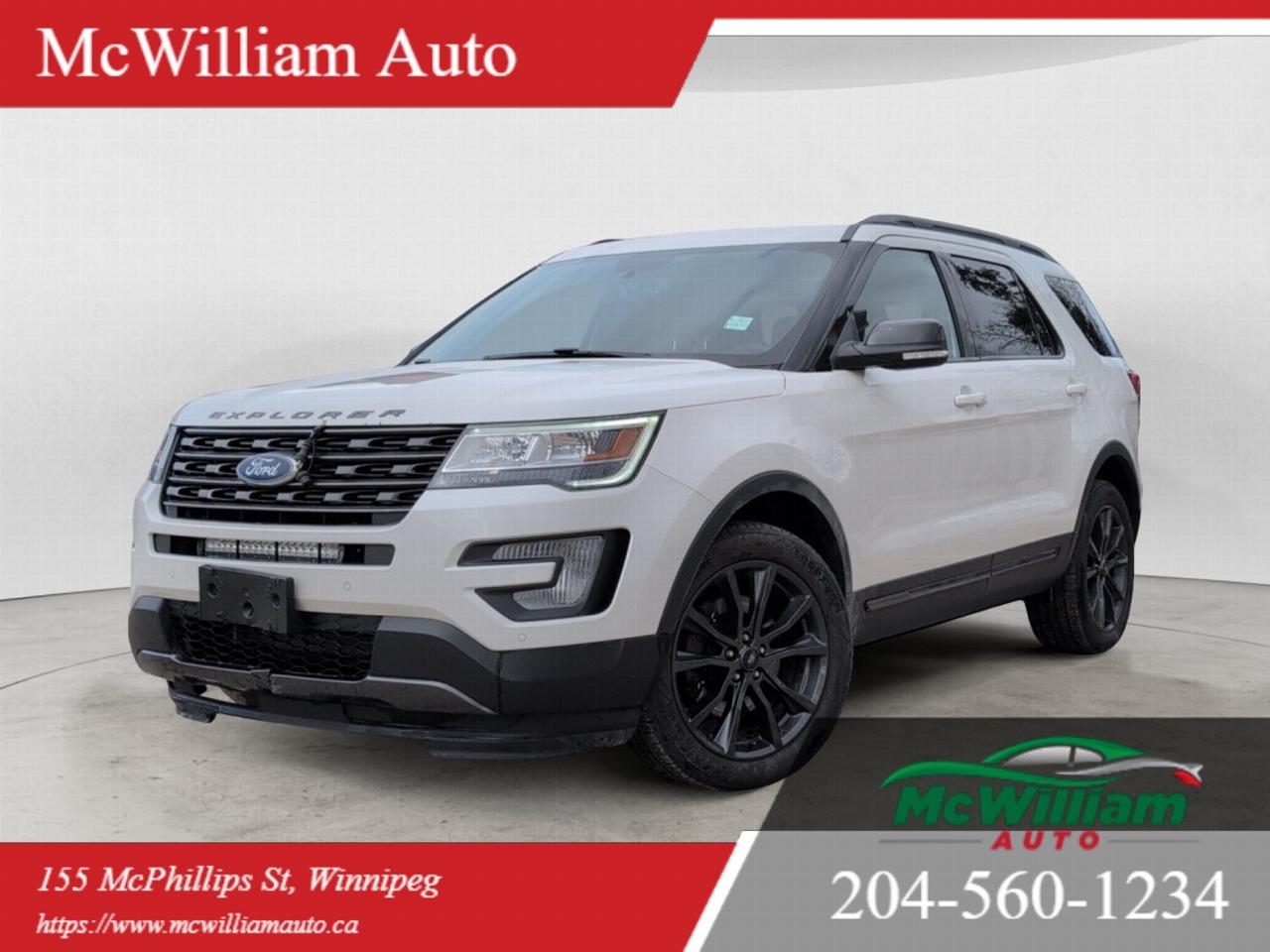 Used 2017 Ford Explorer XLT 4X4 | HTD Seats | Carplay & Android Auto | Pano Roof | Tow Package | for sale in Winnipeg, MB