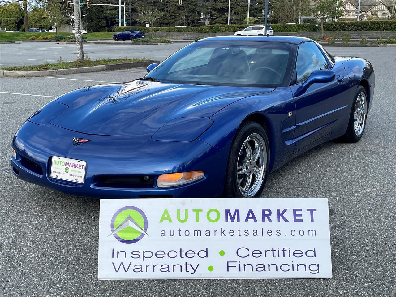 Used 2002 Chevrolet Corvette Coupe, 6 SP MANUAL, WARRANTY, INSPECTED, EXCELLENT CONDITION! for sale in Surrey, BC