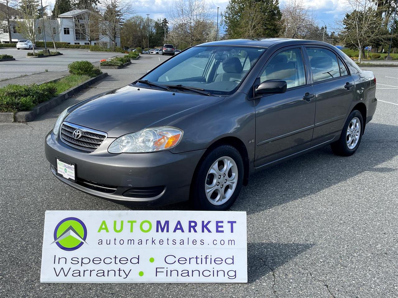 Used 2006 Toyota Corolla AUTO, SUNROOF, POWER OPTIONS, IN-HOUSE FINANCING, WARRANTY AND INSPECTED! for sale in Surrey, BC