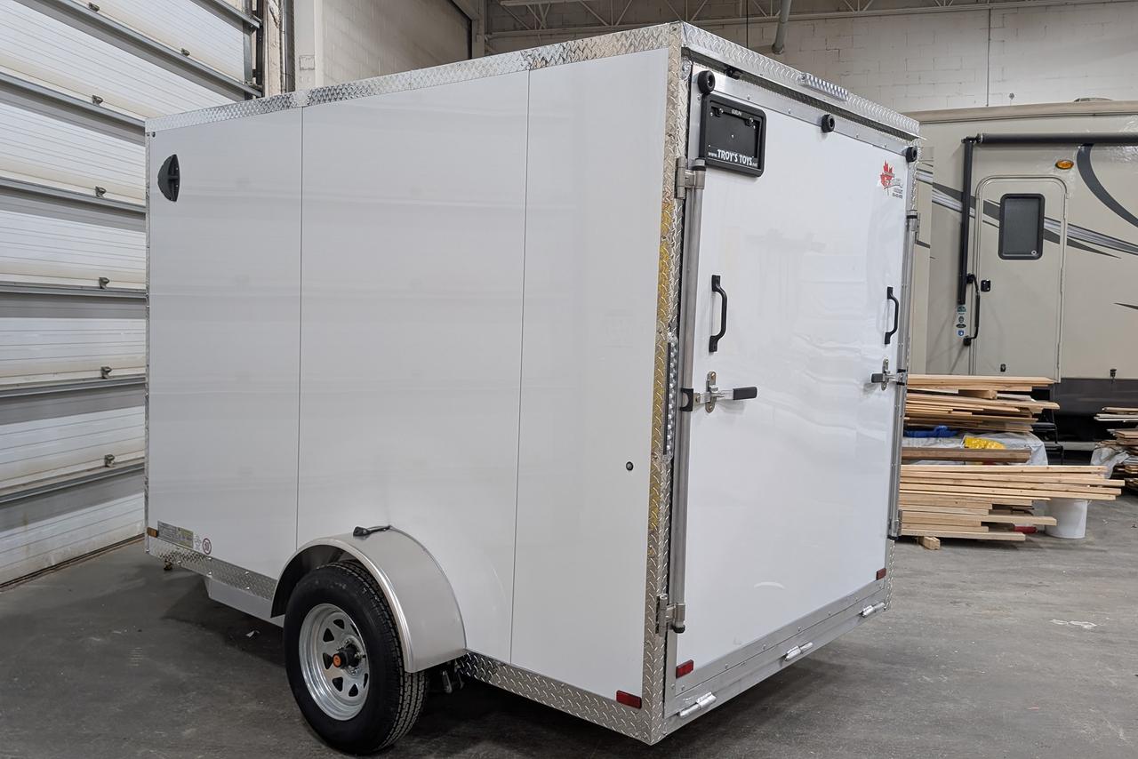 2026 Canadian Trailer Company 6x10 V-Nose Cargo Trailer Aluminum Single Axle Photo8