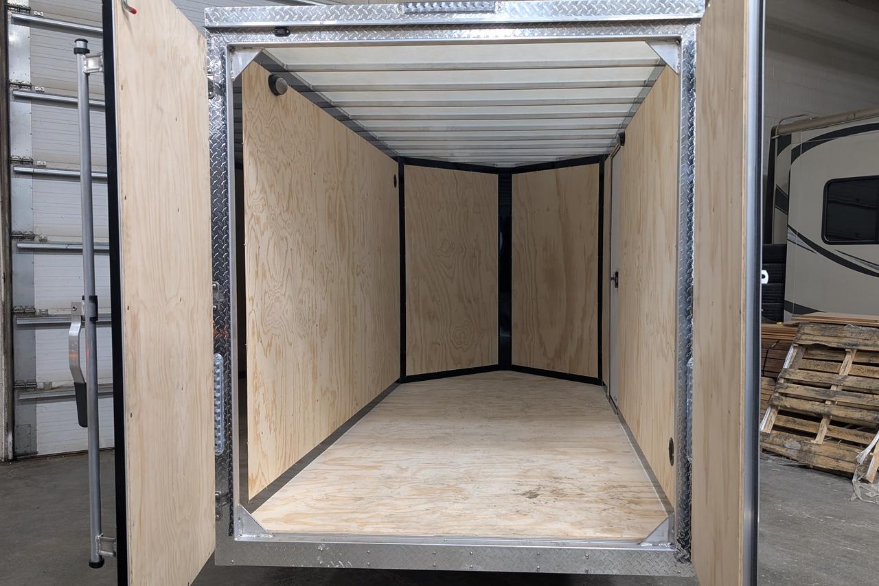2026 Canadian Trailer Company 6x12 V-Nose Cargo Trailer Aluminum Single Axle Photo8