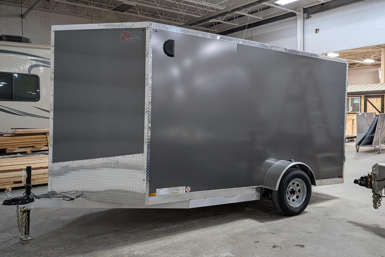 2026 Canadian Trailer Company 6x12 V-Nose Cargo Trailer Aluminum Single Axle Photo12