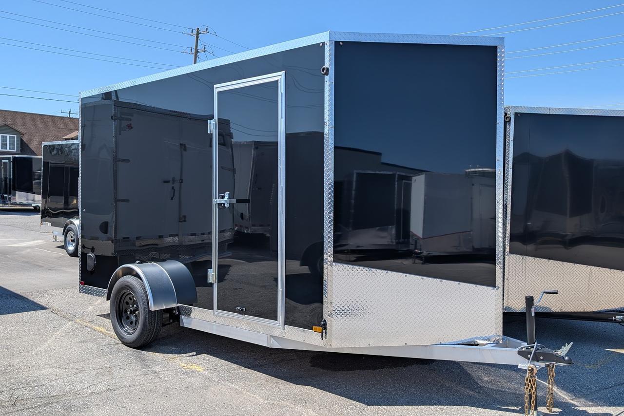 2026 Canadian Trailer Company 6x12  V-Nose Cargo Trailer Aluminum Single Axle Photo1