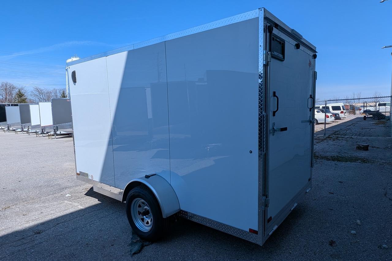 2026 Canadian Trailer Company 6x12  V-Nose Cargo Trailer Aluminum Single Axle Photo2