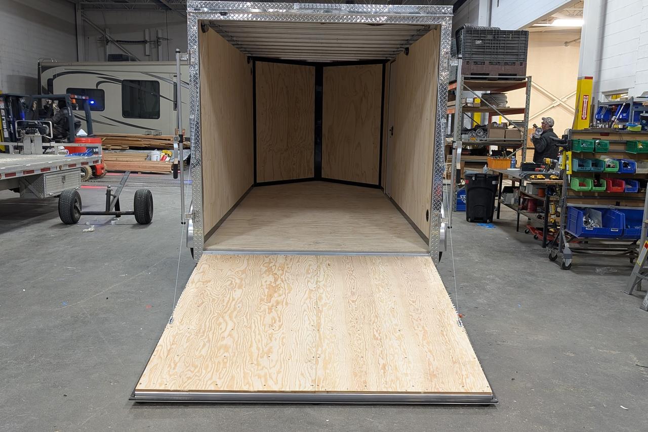 2026 Canadian Trailer Company 7x14 V Nose Cargo Trailer Aluminum Tandem Axle Photo3