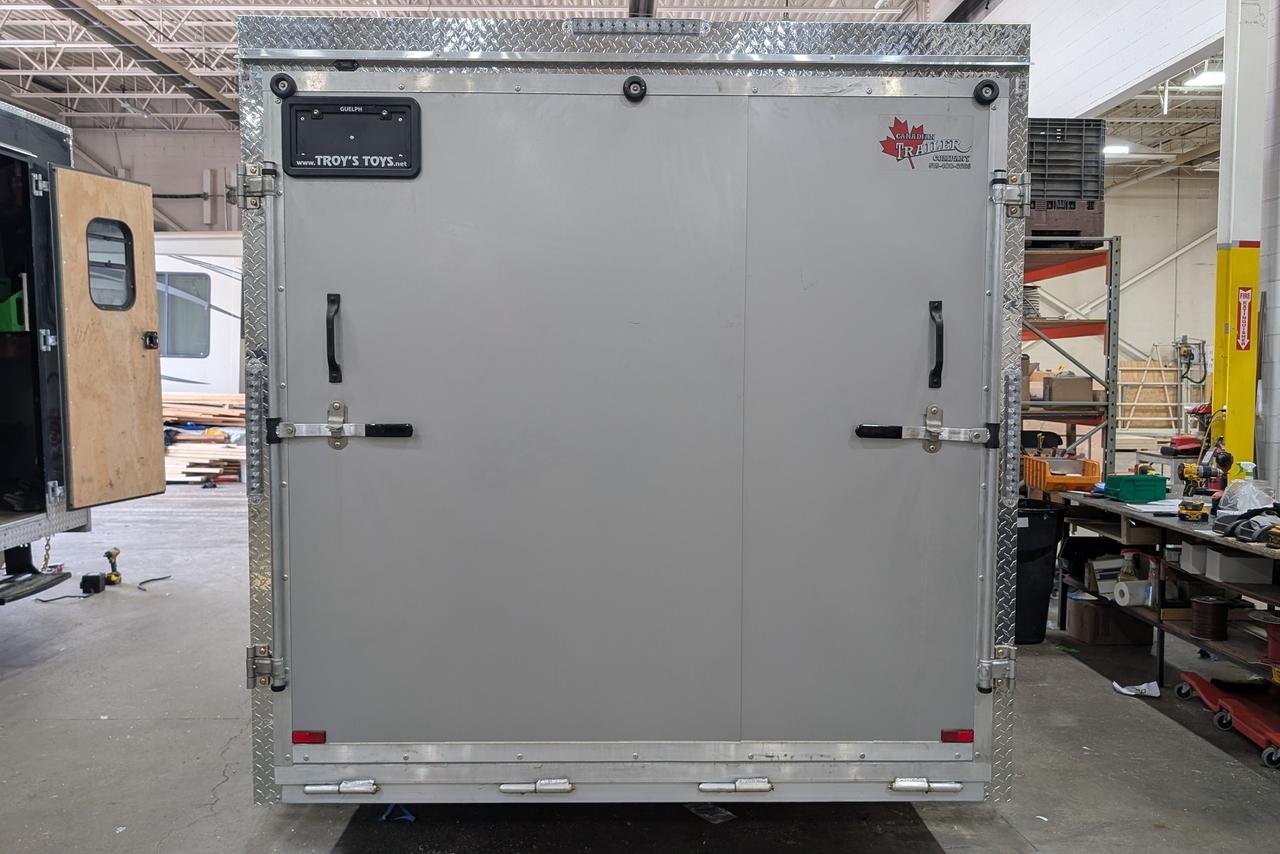 2026 Canadian Trailer Company 7x14 V Nose Cargo Trailer Aluminum Tandem Axle Photo8