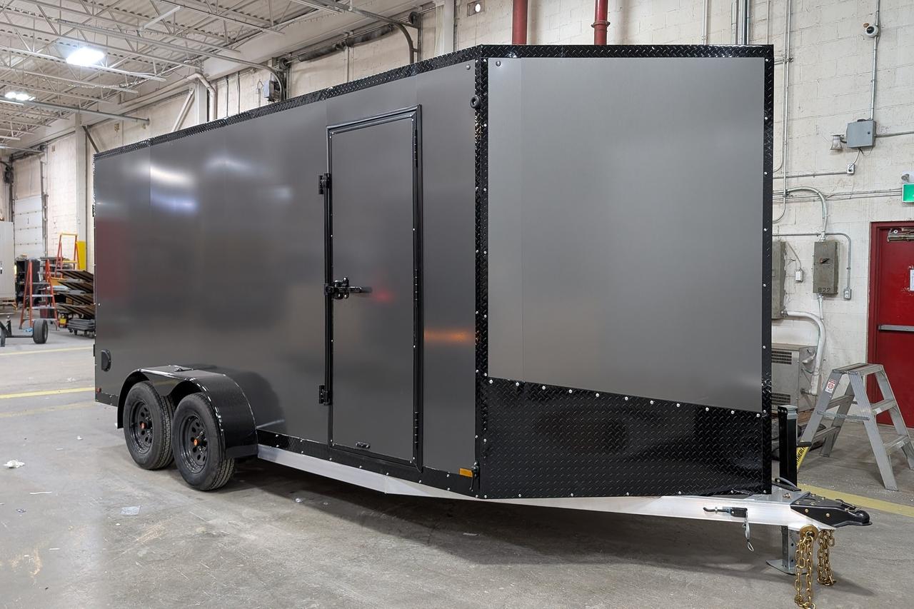 2026 Canadian Trailer Company 7x16 V-Nose Cargo Trailer Aluminum Tandem Axle Photo1