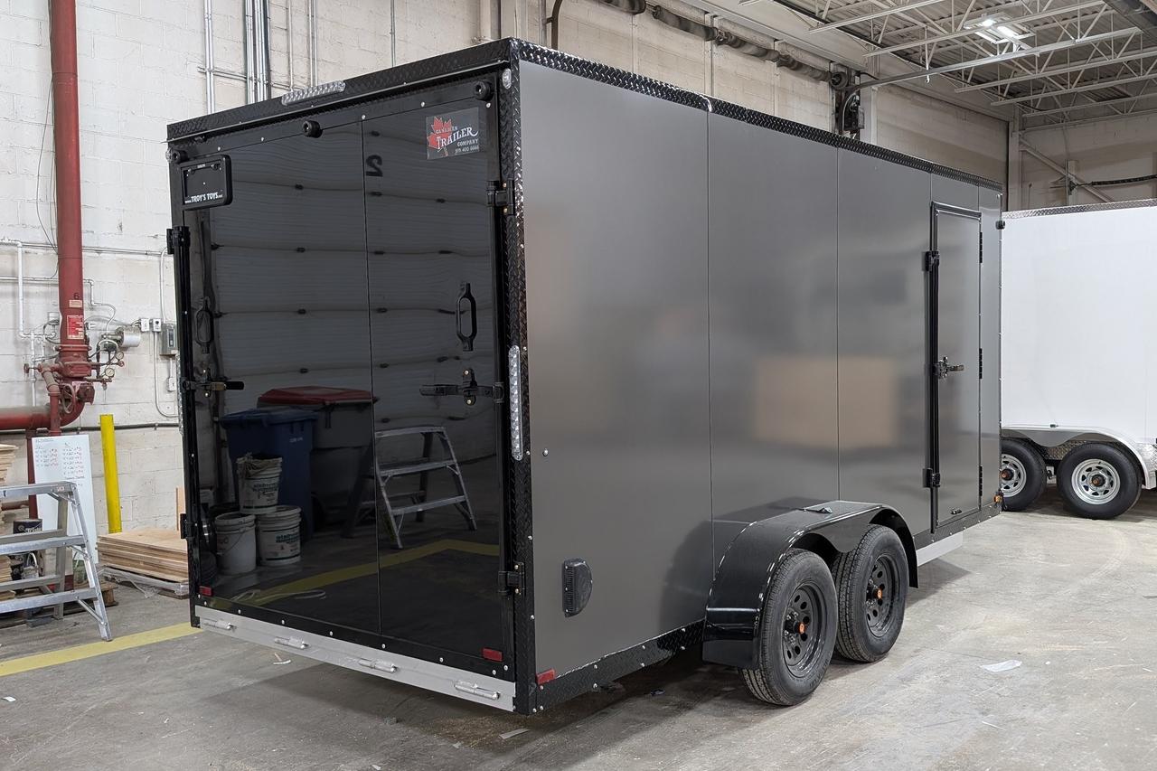 2026 Canadian Trailer Company 7x16 V-Nose Cargo Trailer Aluminum Tandem Axle Photo8