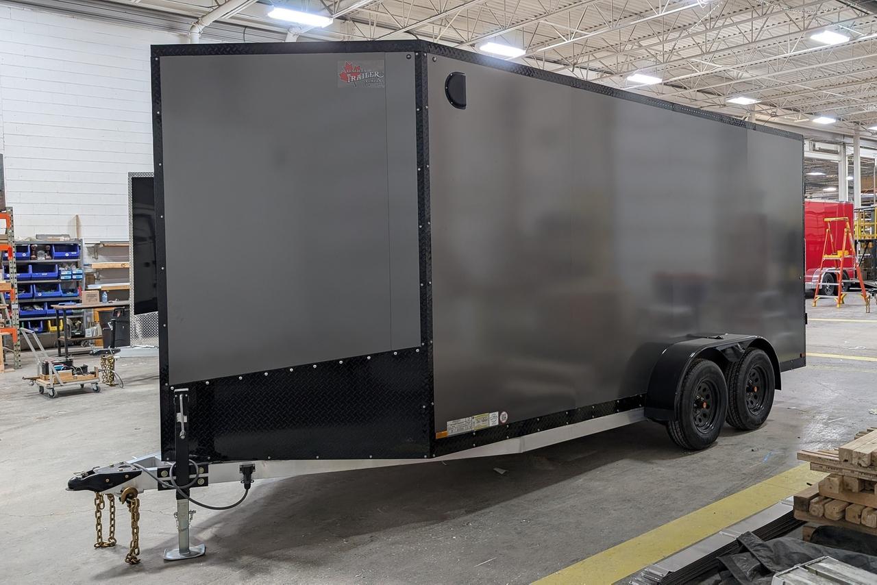 2026 Canadian Trailer Company 7x16 V-Nose Cargo Trailer Aluminum Tandem Axle Photo10
