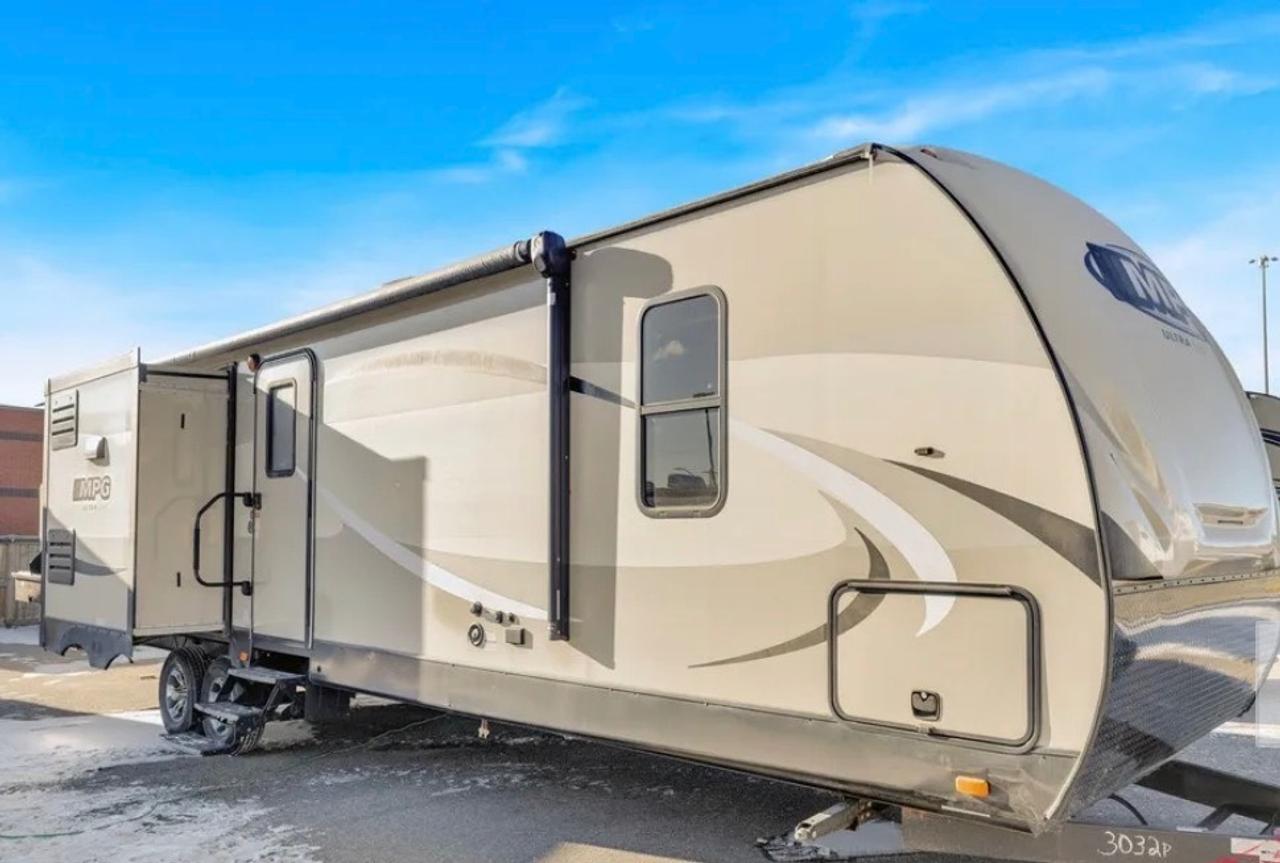 <p><strong>2017 MPG Ultra-Lite Travel Trailer &ndash;</strong></p><p><strong>Very goodCondition</strong></p><p>Well-maintained 2017 MPG Ultra-Lite travel trailer, ready for camping. Lightweight and easy to tow, perfect for families or couples.</p><p><strong>Features:</strong></p><ul><li>Sleeps up to (8)</li><li>Slide-out for extra space</li><li>Full kitchen (stove, fridge, microwave)</li><li>Bathroom with shower</li><li>Furnace & A/C</li><li>Power awning</li><li>Plenty of storage</li></ul><p>&nbsp;</p>