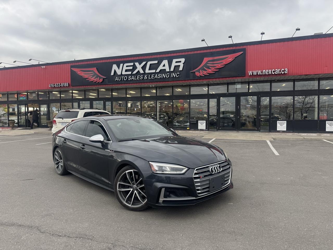 2018 Audi S5 TECHNIK AWD LEATHER PAN/ROOF NAV B/SPOT COOLED SEA