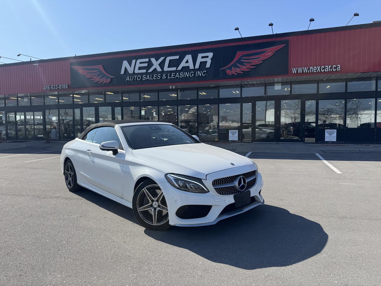 2018 Mercedes-Benz C-Class C300 AMG PKG CABRIOLET 4MATIC LEATHER B/SPOT CAMER Photo0