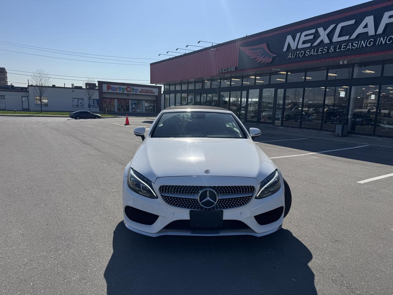 2018 Mercedes-Benz C-Class C300 AMG PKG CABRIOLET 4MATIC LEATHER B/SPOT CAMER Photo