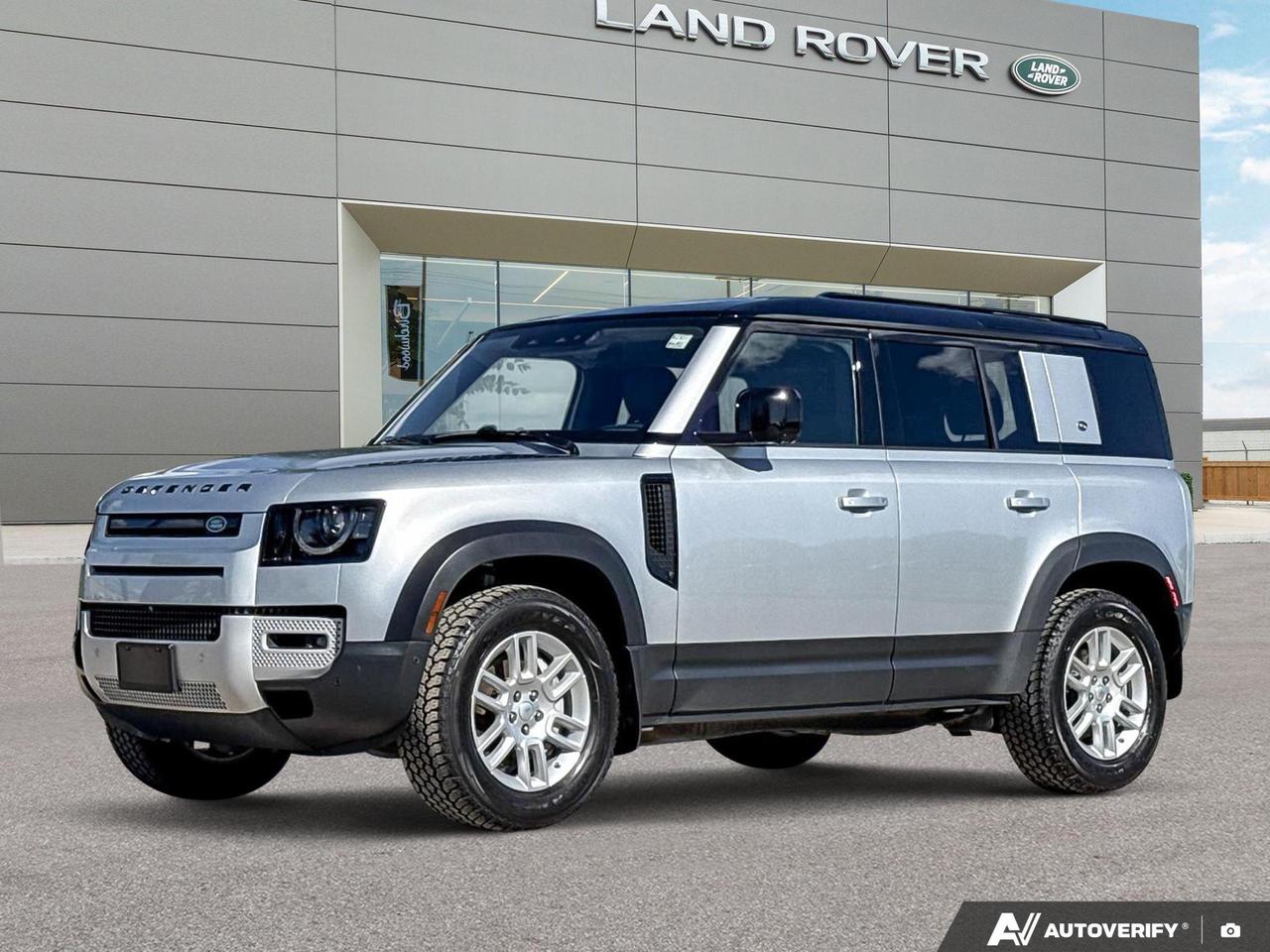 Was original from our store, no accidents, added 4 new tires, and a rare First Edition Defender. Looks great in the Indus Silver.
The 2020 Land Rover Defender First Edition in Indus Silver Metallic is a rare find  a fully-loaded, accident-free example of one of the most capable and iconic SUVs ever reimagined. With just over 113,000 km on the clock, this AWD Defender has been driven as intended, and it shows up ready for whatever comes next.

- Accident-free vehicle history
- Distinctive Indus Silver Metallic exterior finish
- First Edition trim  the top-of-the-line launch variant packed with premium features from the factory
- 3.0L engine paired with an automatic transmission and full-time all-wheel drive
- Heated leather steering wheel with audio and cruise controls
- Smart Device Remote Engine Start  start warming up before you step outside
- Proximity key with push-button start for seamless entry
- Blind Spot Assist for added confidence in traffic and on the highway

Land Rover Winnipeg is here to make your next step straightforward. Whether youd like to reserve this Defender, start the purchase process online, or simply have questions answered by one of our product specialists, were ready to help. Book a test drive at winnipeglandrover.com or reach out to us directly  this First Edition wont wait long.
Experience luxury at an accessible price with our selection of pre-owned vehicles at Jaguar Winnipeg.

Every car is meticulously inspected by our skilled technicians. Trust in our expertise for your next purchase.

No down payment or trade-in required to get this price. Have a vehicle to trade? Well offer you top dollar, regardless of make or model.

*Financing rates advertised are O.A.C. *Flexible financing available for a variety of makes and models. 

Schedule your visit or call for an exclusive experience:

Phone: 204-452-8030
Website: winnipegjaguar.com 

Dealer Permit #0112
Dealer permit #0112