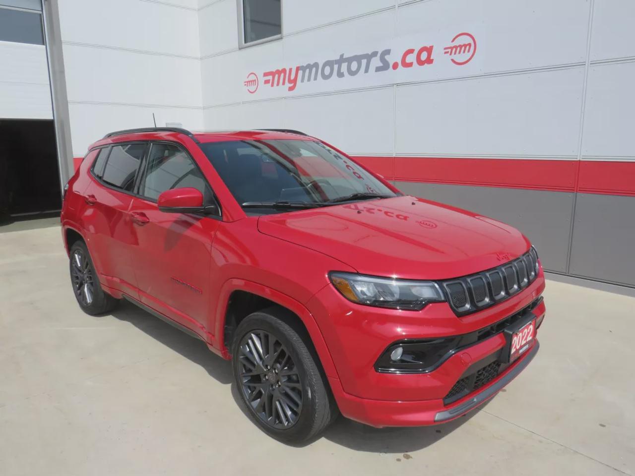 2022 Jeep Compass (RED) Edition | Clean Carfax Report | 4WD | Leather | Sunroof | Remote Start | Heated Seats and Steering Wheel | Photo